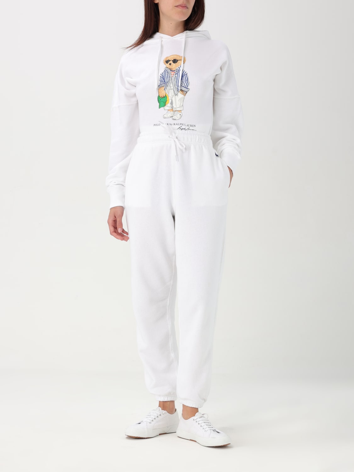 パンツ POLO RALPH LAUREN Woman Pants White 211959115 001 POLO RALPH LAUREN: Sweatshirt woman - White | Polo Ralph