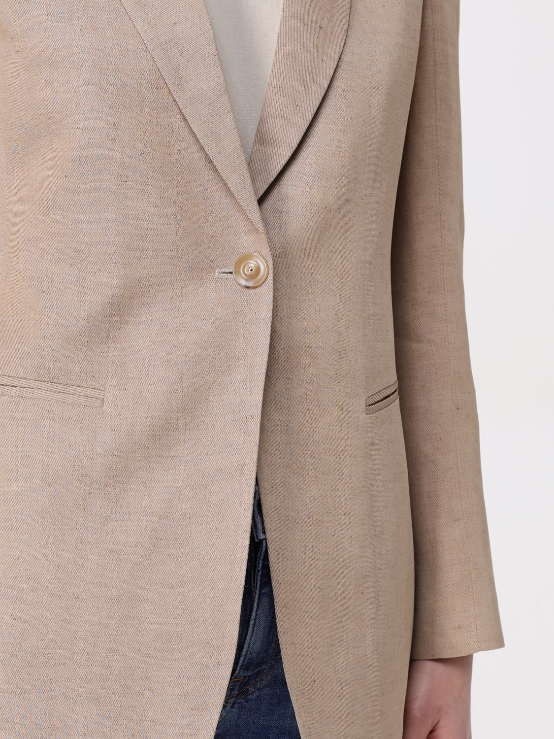 アウターその他 DONDUP Woman Blazer Beige DJ654LF0031XXX 707 DONDUP: Jacket woman - Beige | Dondup blazer DJ654LF0031XXX