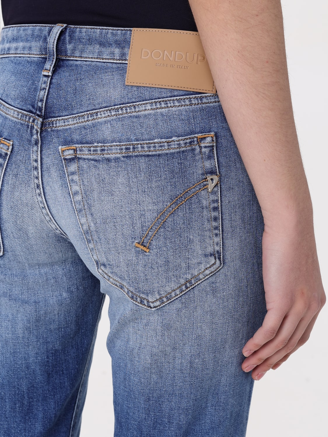 デニム・ジーパン DONDUP Women Denim Pants DP801 DSK297 J09800 Blue Coco slim-fit jeans in organic stretch denim for women, blue