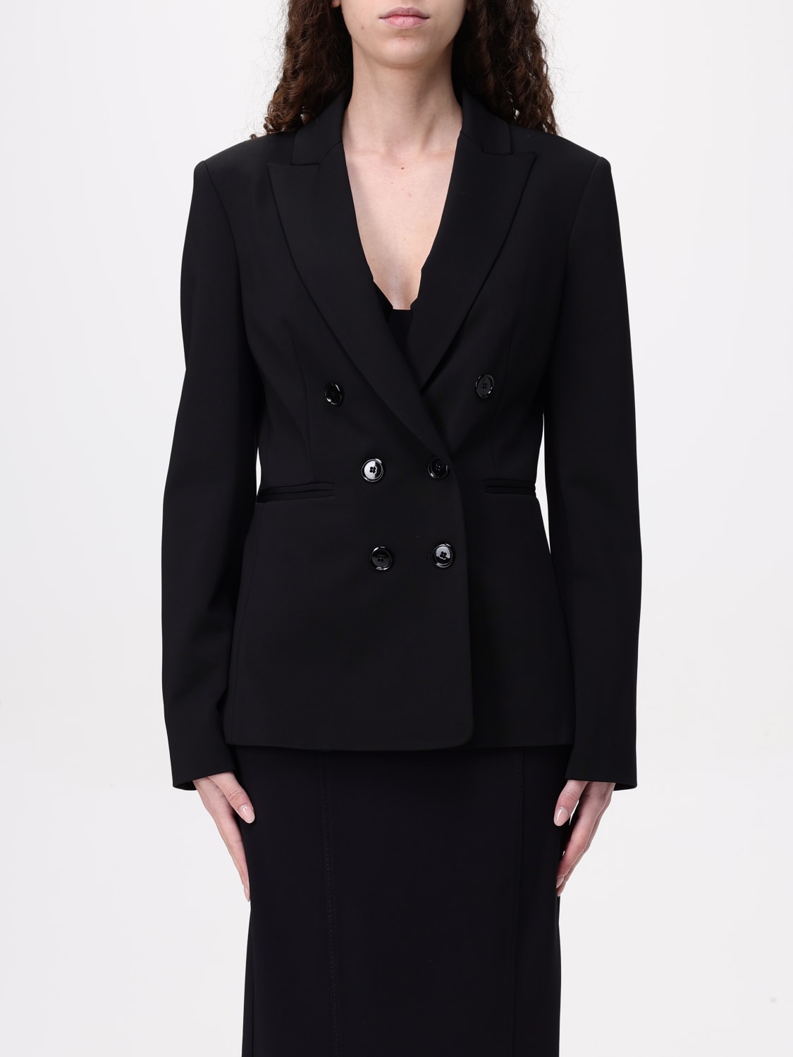 アウターその他 PINKO Woman Blazer Black 100256A0HM Z99 PINKO: Blazer woman - Black | Pinko blazer 100256A0HM online