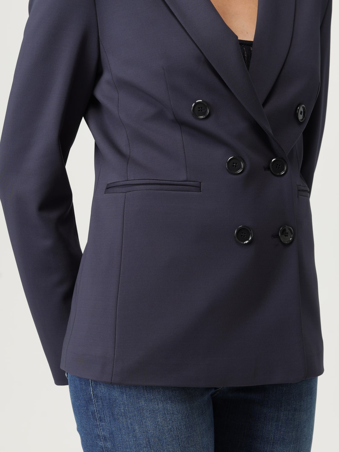 アウターその他 PINKO Woman Blazer Blue 100256A0HM G82 PINKO: Blazer woman - Blue | Pinko blazer 100256A0HM online