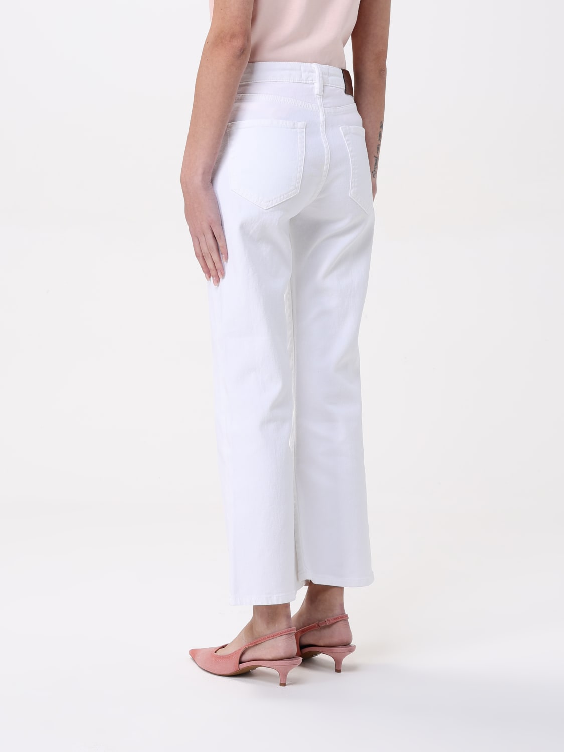 PINKO VAQUEROS: Vaquero mujer Pinko, Blanco - Img 2