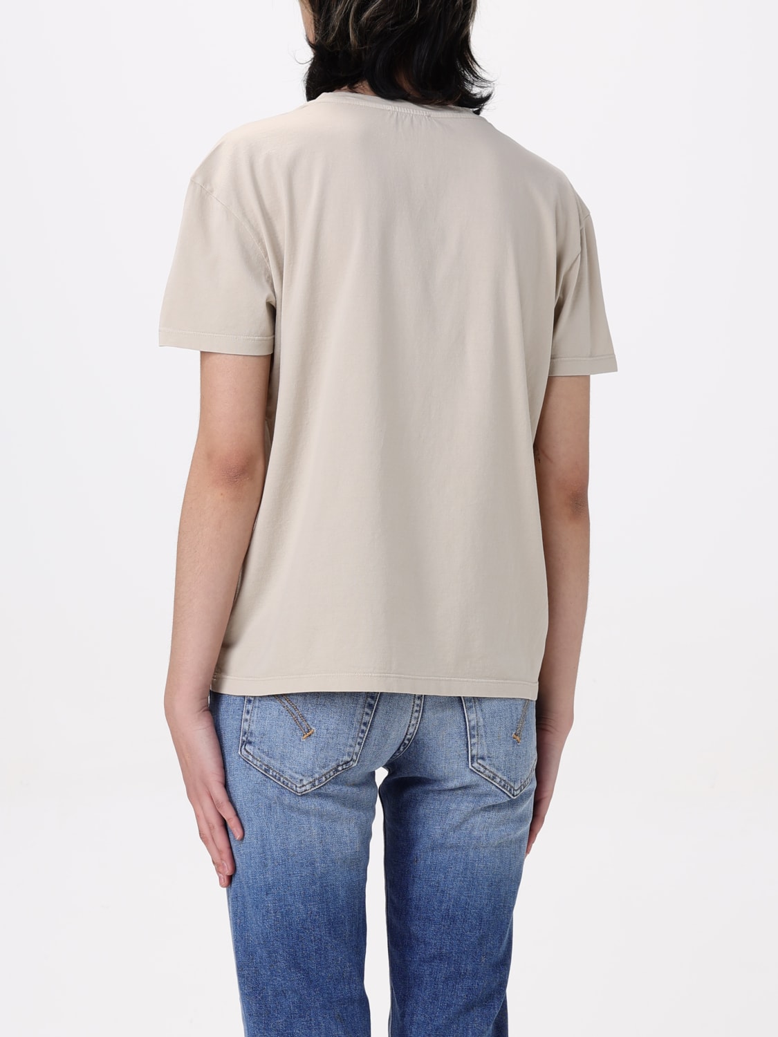 Tシャツ・カットソー DONDUP Woman T-Shirt Beige DS035JF0350DIU2 010 DONDUP: T-shirt woman - Beige | Dondup t-shirt