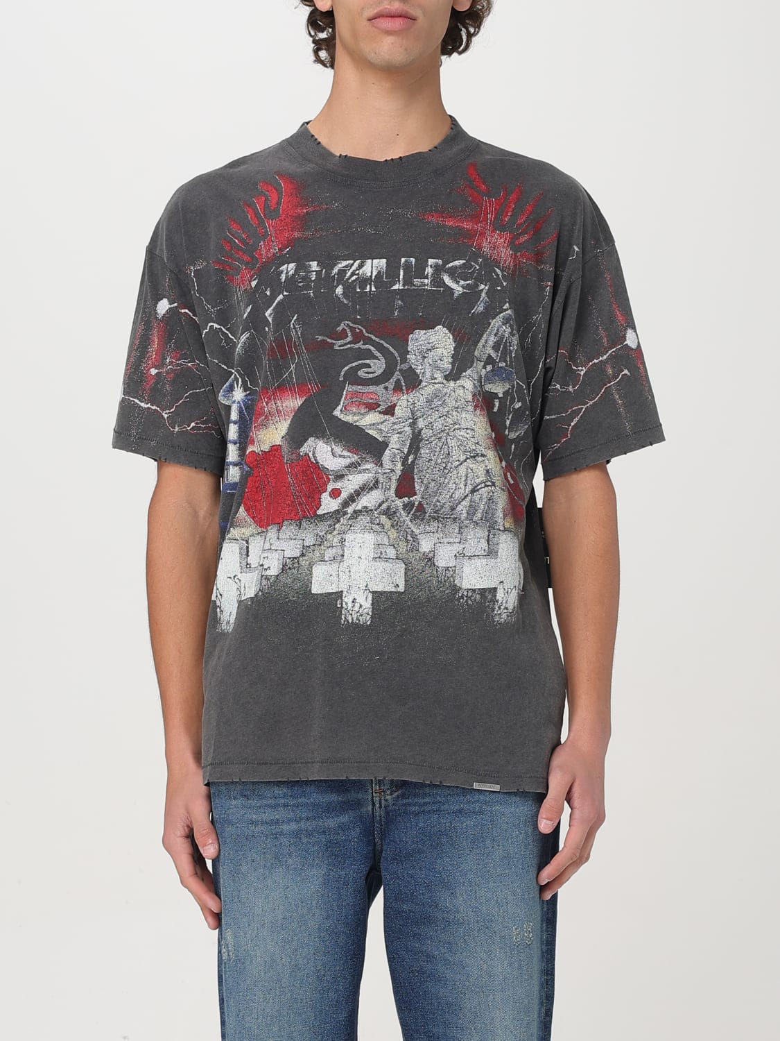 REPRESENT T-SHIRT: T-shirt men Represent, Grey - Img 1