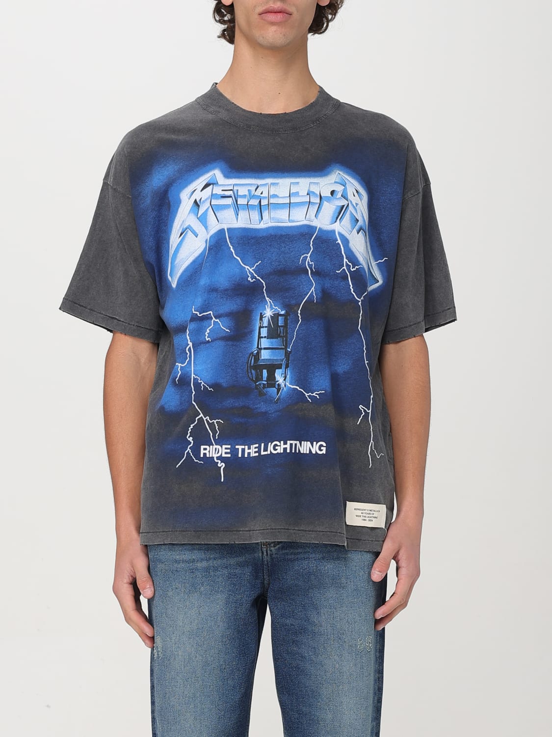 REPRESENT T-SHIRT: T-shirt men Represent, Grey - Img 1