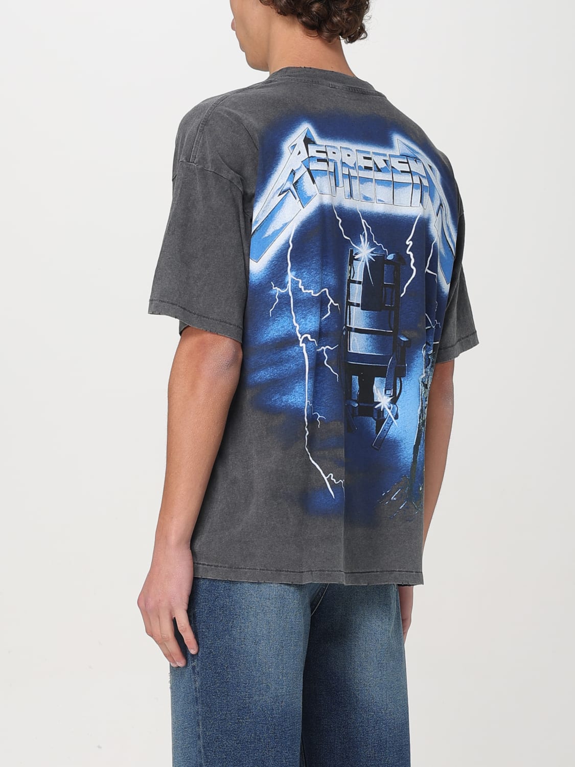 REPRESENT T-SHIRT: T-shirt men Represent, Grey - Img 2