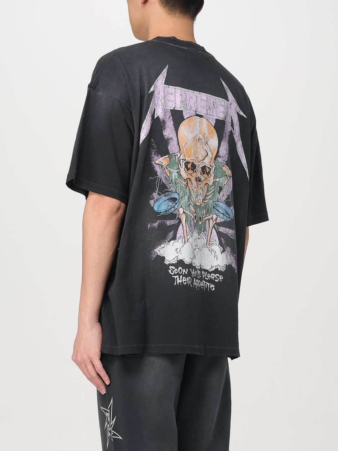 REPRESENT T-SHIRT: T-shirt men Represent, Black - Img 2