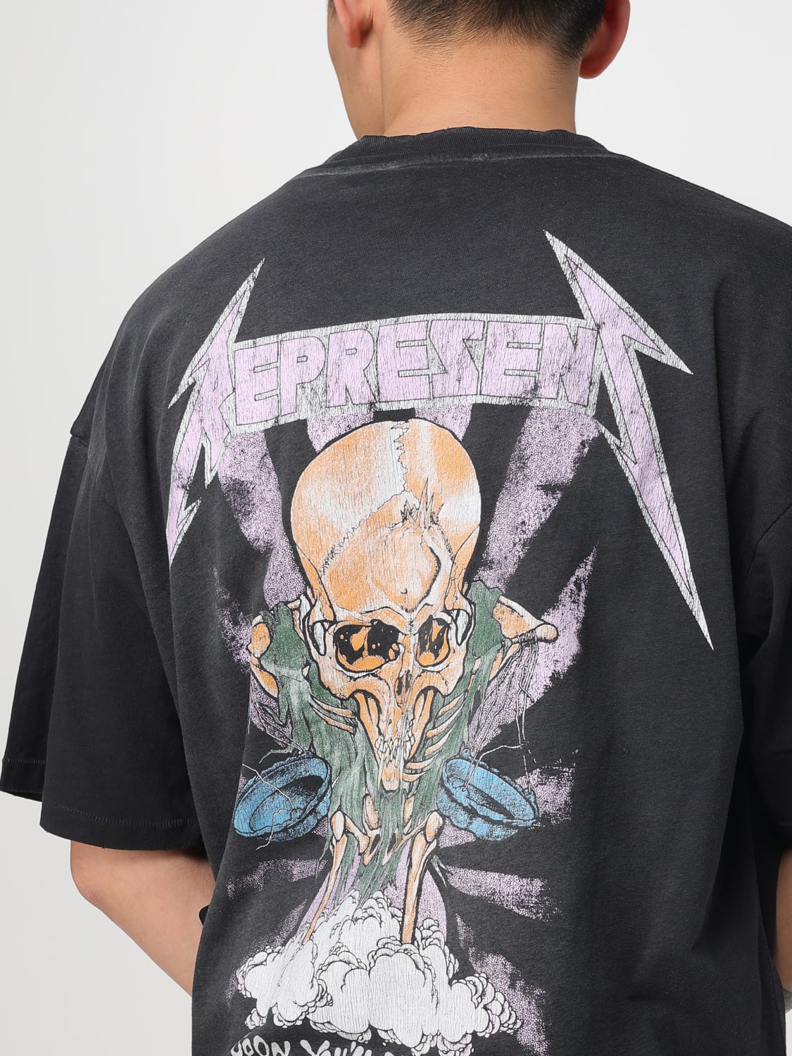 REPRESENT T-SHIRT: T-shirt men Represent, Black - Img 3