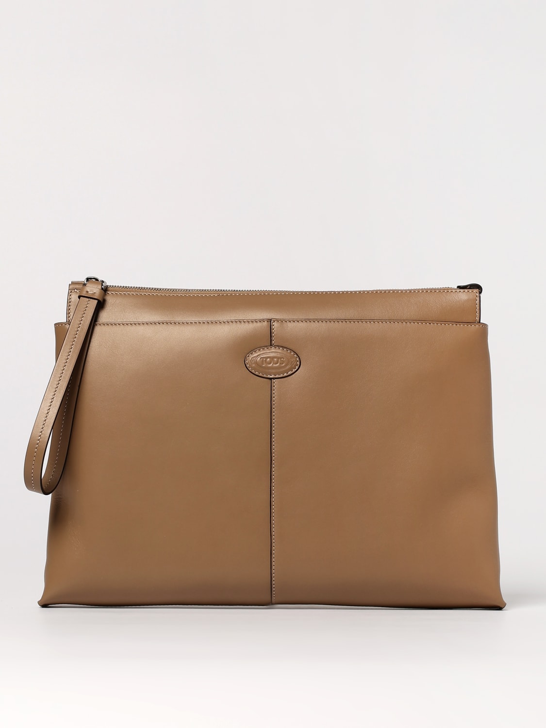 TOD'S PORTADOCUMENTI: Borsa portadocumenti Tod's in pelle , Nocciola - Img 1