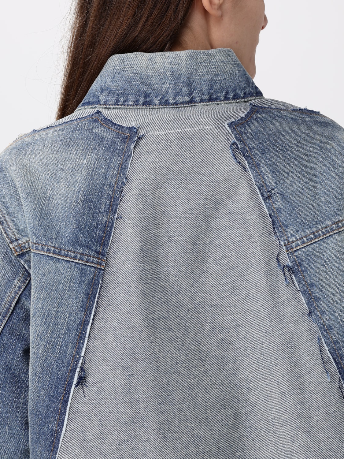 ジャケット MM6 MAISON MARGIELA Woman Jacket Blue S52AM0314M30016 961 MM6 MAISON MARGIELA: Jacket woman - Blue | Mm6 Maison