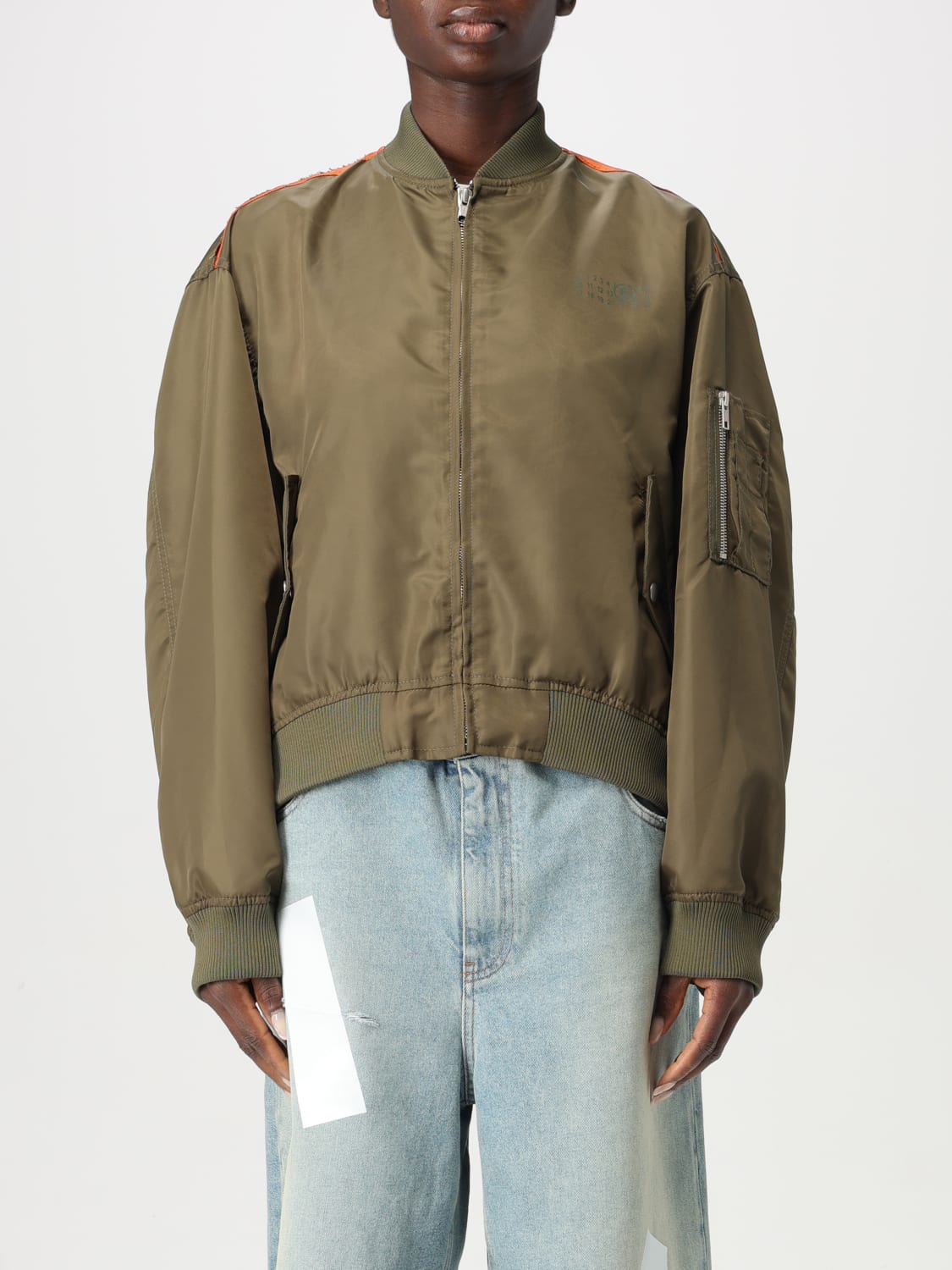 ジャケット MM6 MAISON MARGIELA Woman Jacket Green S52AM0315M35257 728 MM6 MAISON MARGIELA: Jacket woman - Green | Mm6 Maison