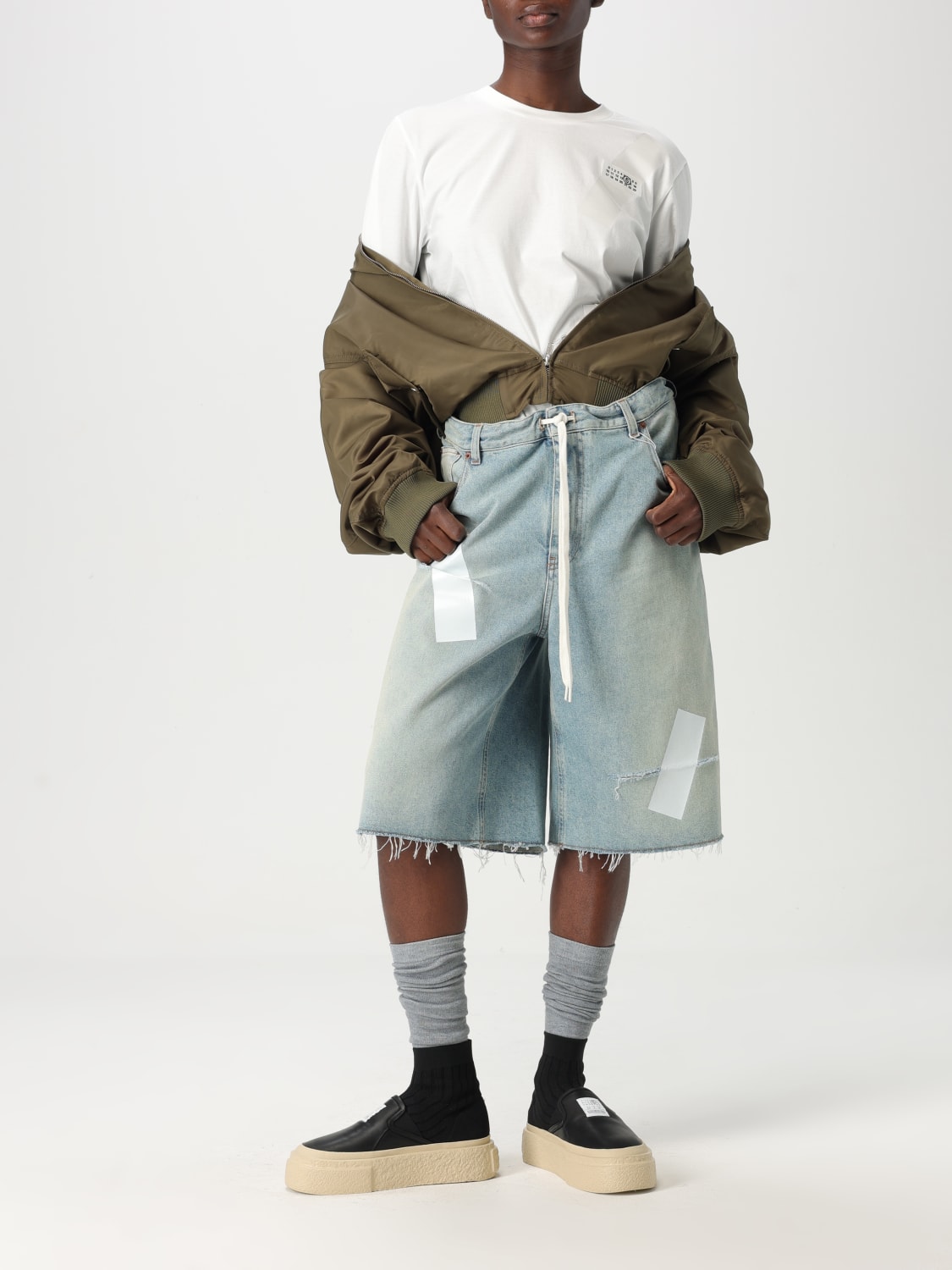 ジャケット MM6 MAISON MARGIELA Woman Jacket Green S52AM0315M35257 728 MM6 MAISON MARGIELA: Jacket woman - Green | Mm6 Maison