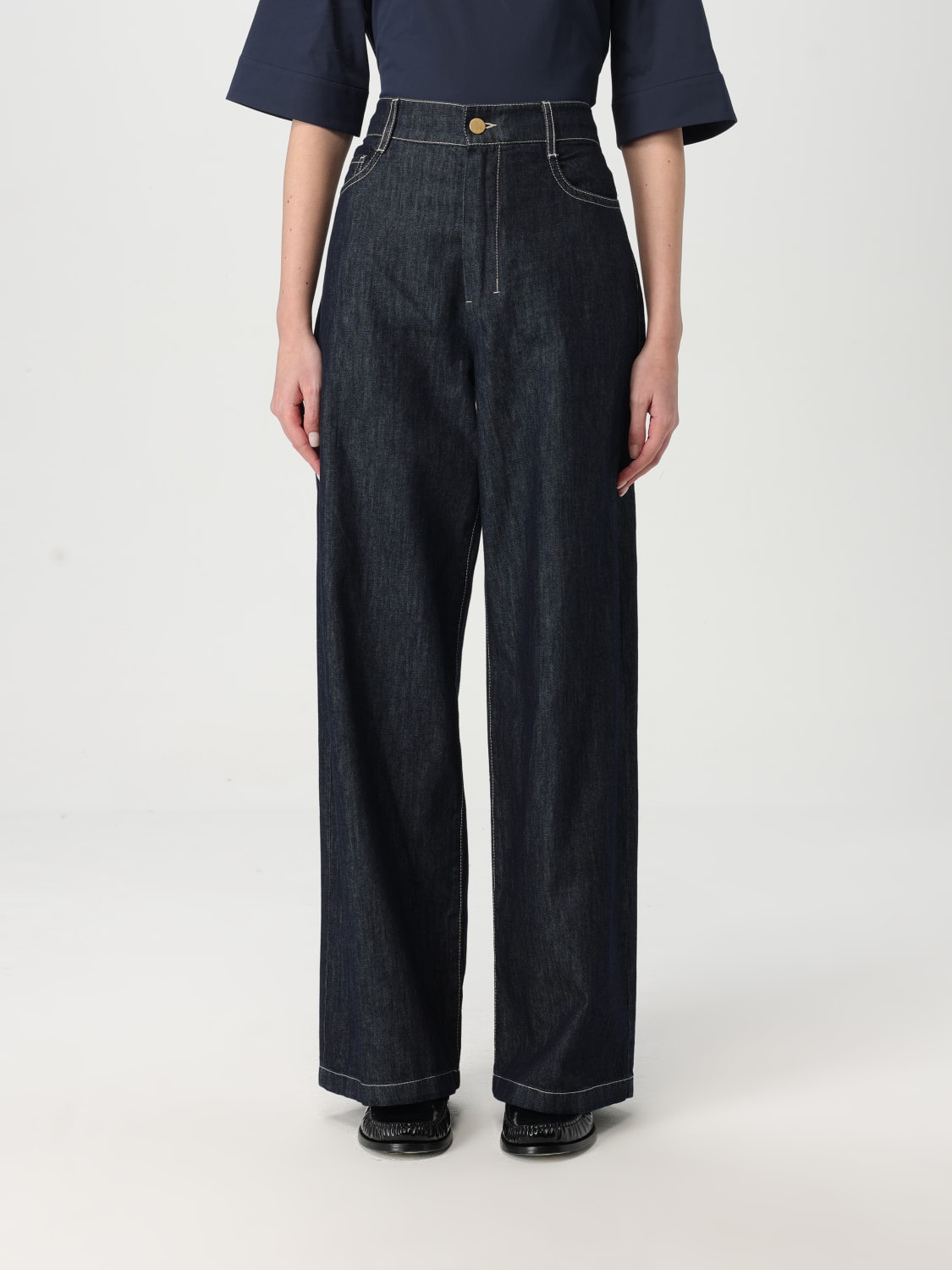 デニム・ジーパン 'S Max Mara Woman Jeans Denim 2519181021600 001 S MAX MARA: Jeans woman - Denim | 'S Max Mara jeans