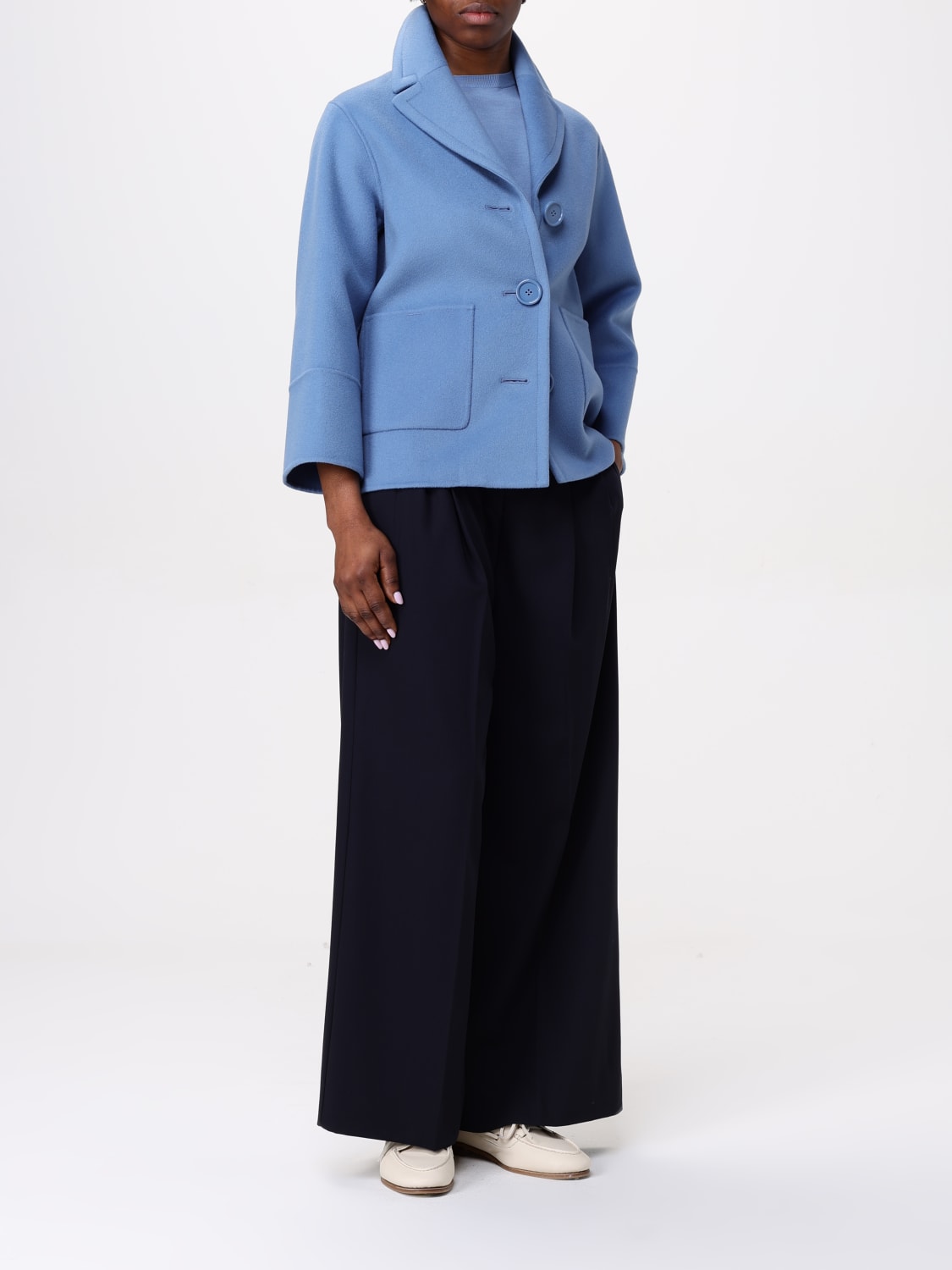 パンツ 'S Max Mara Woman Pants Blue 2519131041650 001 S Max Mara Outlet: Pants woman - Blue | 'S Max Mara pants
