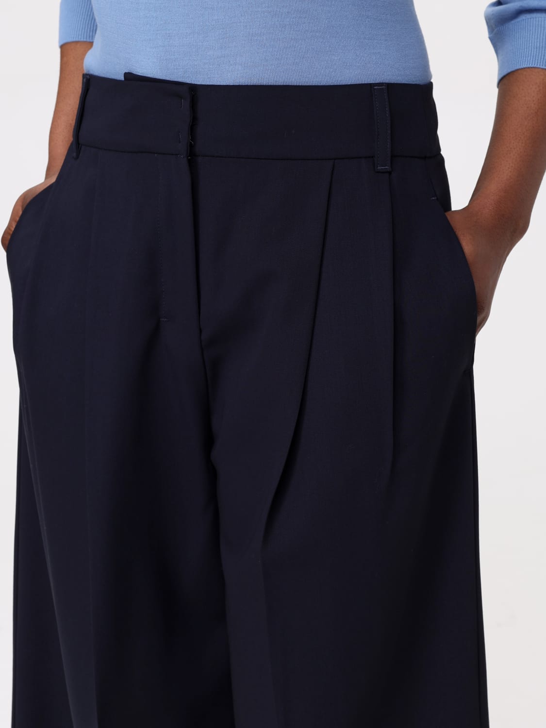 パンツ 'S Max Mara Woman Pants Blue 2519131171600 001 S MAX MARA: Pants woman - Blue | 'S Max Mara pants