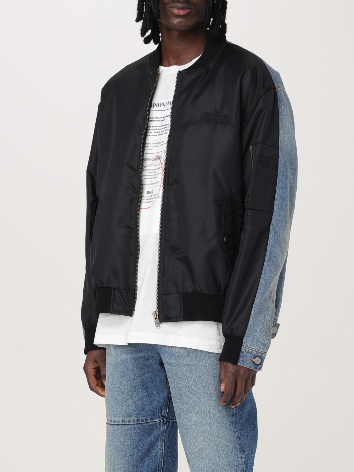 MM6 MAISON MARGIELA JACKET: Coat men Mm6 Maison Margiela, Black - Img 4