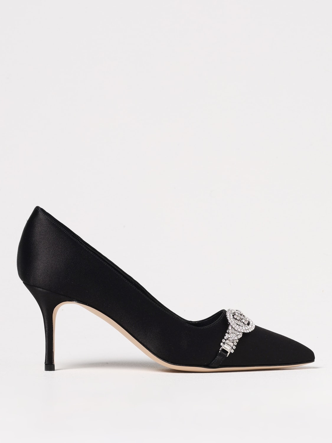 シューズ・サンダルその他 MANOLO BLAHNIK Woman Pumps Grey 4241928 0334 MANOLO BLAHNIK: Shoes woman - Black | Manolo Blahnik pumps