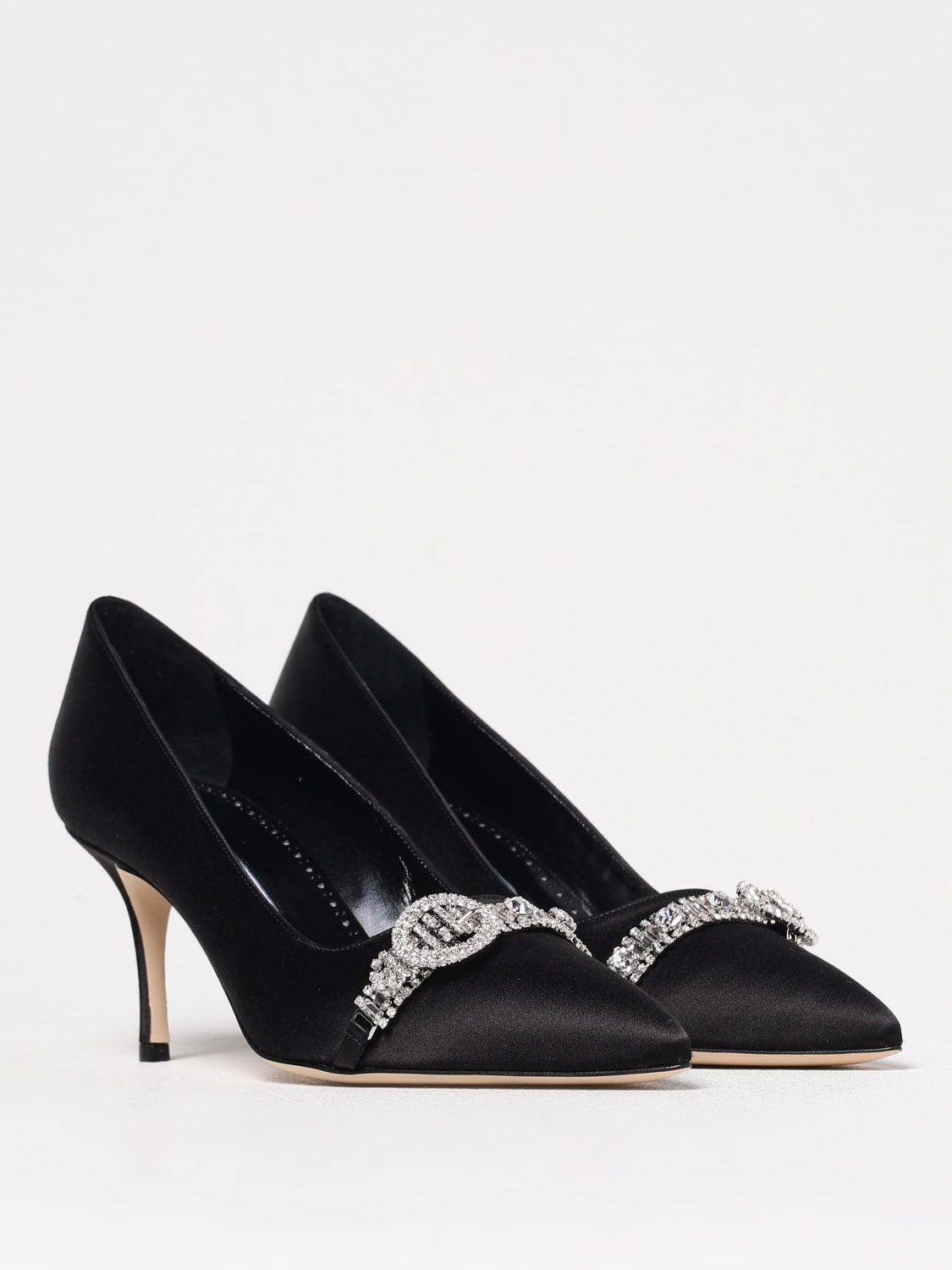 MANOLO BLAHNIK：シューズ レディース - ブラック | GIGLIO.COM