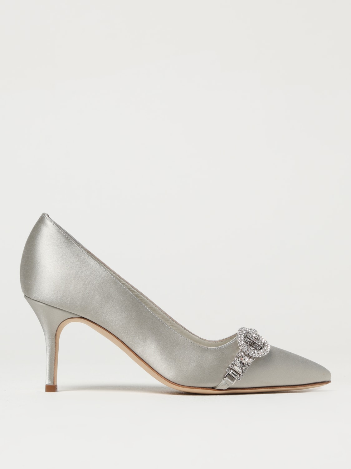シューズ・サンダルその他 MANOLO BLAHNIK Woman Pumps Grey 4241928 0334 MANOLO BLAHNIK：シューズ レディース - グレー | GIGLIO.COM