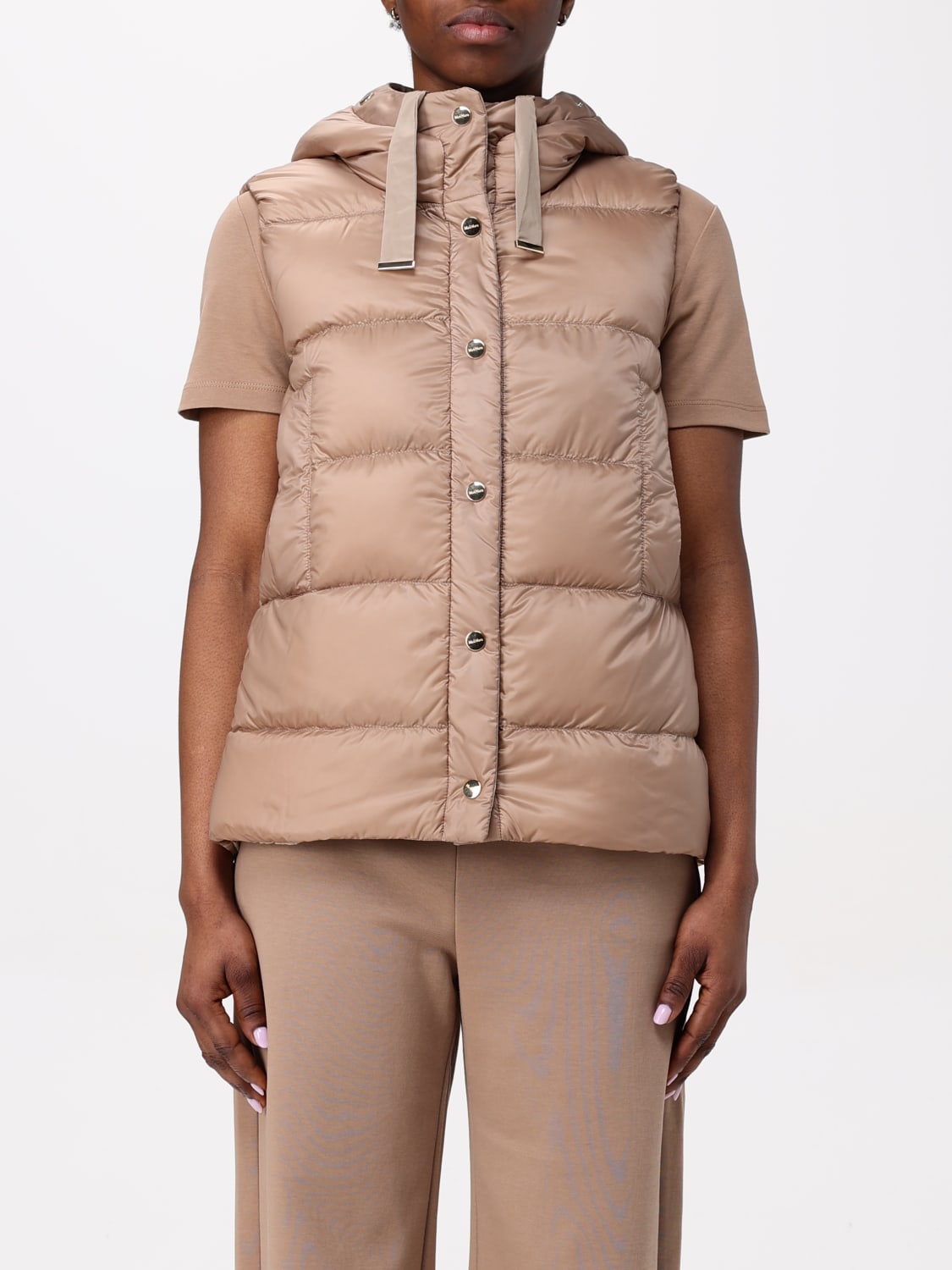 アウターその他 MAX MARA THE CUBE Woman Waistcoat Charcoal 2519291054600 002 MAX MARA THE CUBE: Jacket woman - Charcoal | Max Mara The