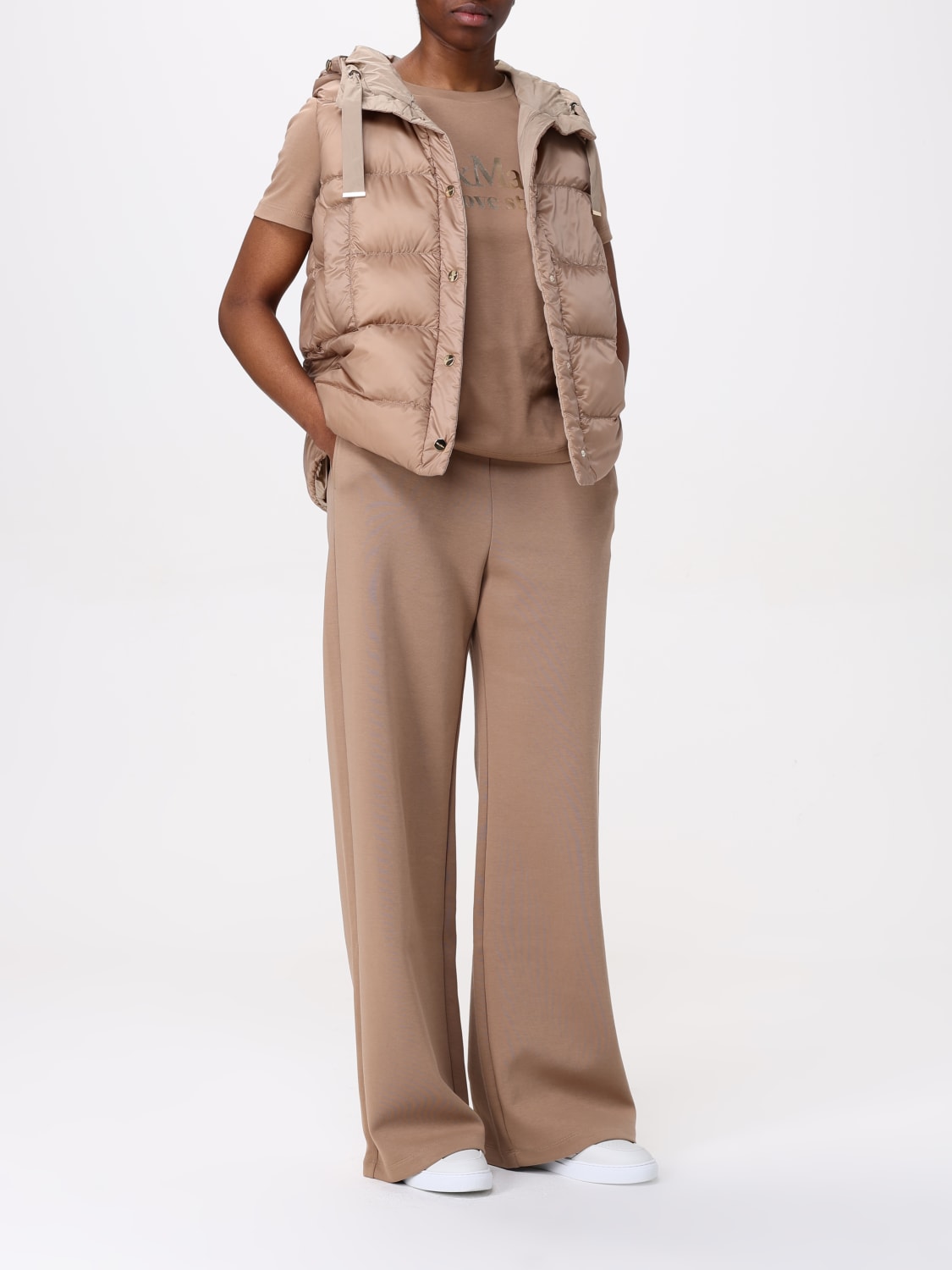 MAX MARA THE CUBE: Jacket woman - Camel | Max Mara The Cube