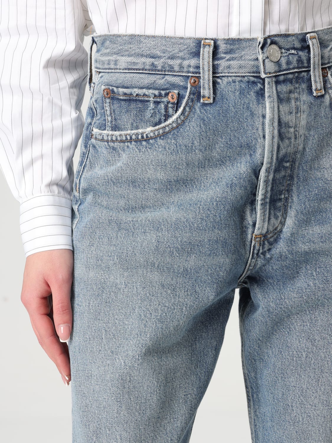 デニム・ジーパン AGOLDE Women Denim Pants A91571346DITCH Gray Women's AGOLDE Jeans & Denim | Nordstrom