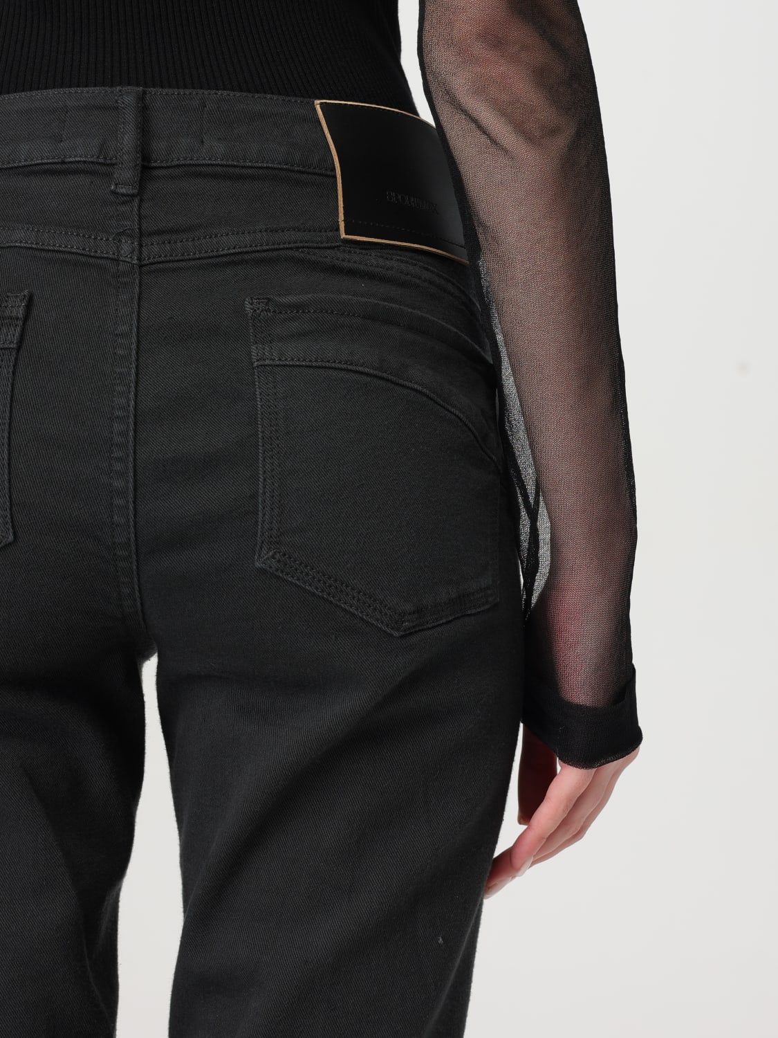 SPORTMAX JEANS: Hose damen Sportmax, Schwarz - Img 5