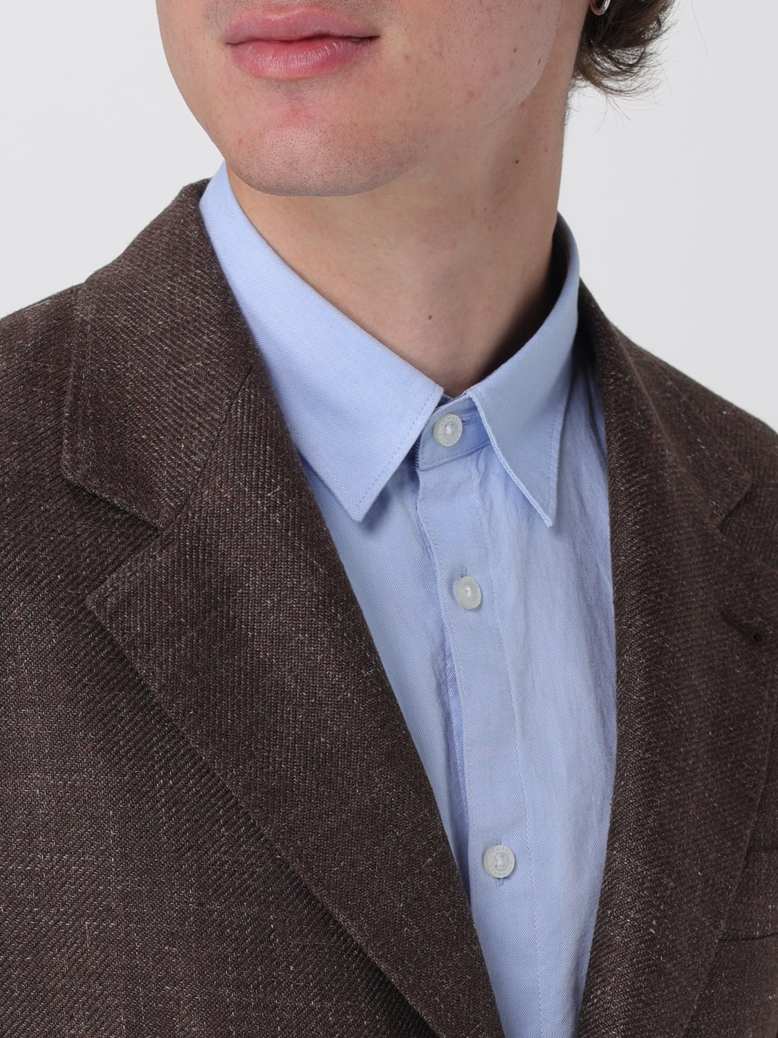 BRUNELLO CUCINELLI: Jacket men - Dark | Brunello Cucinelli