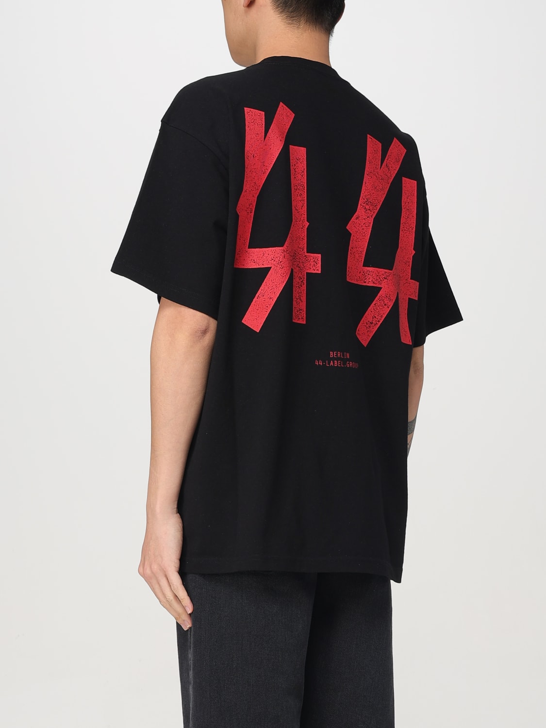 Tシャツ・カットソー 44 LABEL GROUP Men T-shirt Black B0030556 P495 44 LABEL GROUP: T-shirt men - Black | 44 Label Group t-shirt