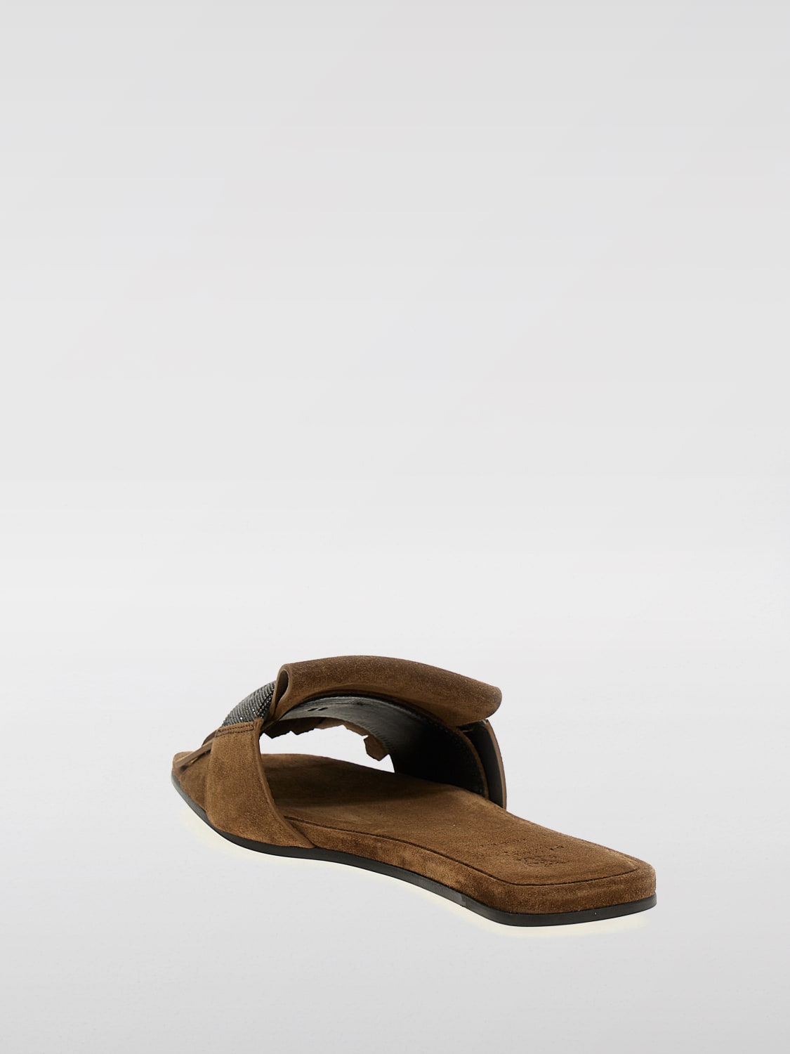 送料関税込♡BRUNELLO CUCINELLI フラットサンダル BRUNELLO CUCINELLI:フラットサンダル レディース - ベージュ