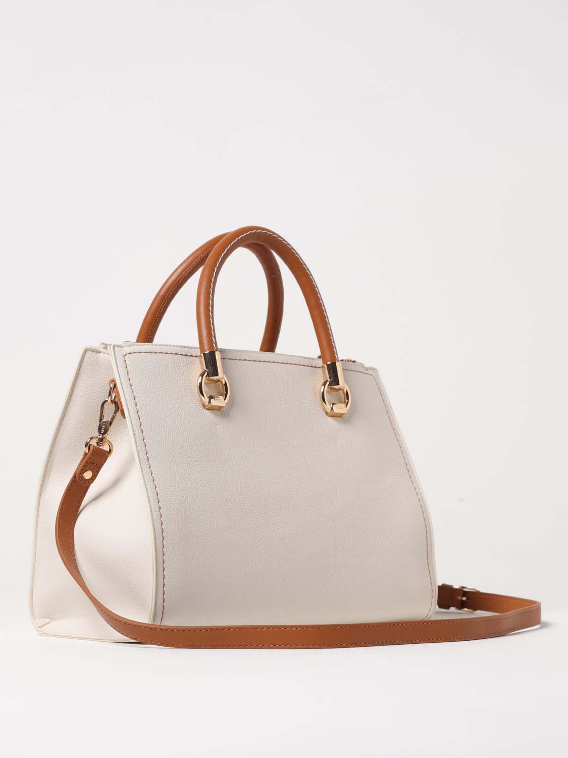 LIU JO BORSA MINI: Borsa Liu Jo in pelle sintetica a grana , Crema - Img 2