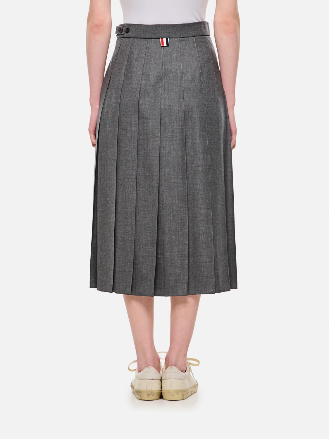 THOM BROWNE 正規品関税込み Woman Skirt Grey FGC400V00626 THOM BROWNE: Skirt woman - Grey | Thom Browne skirt