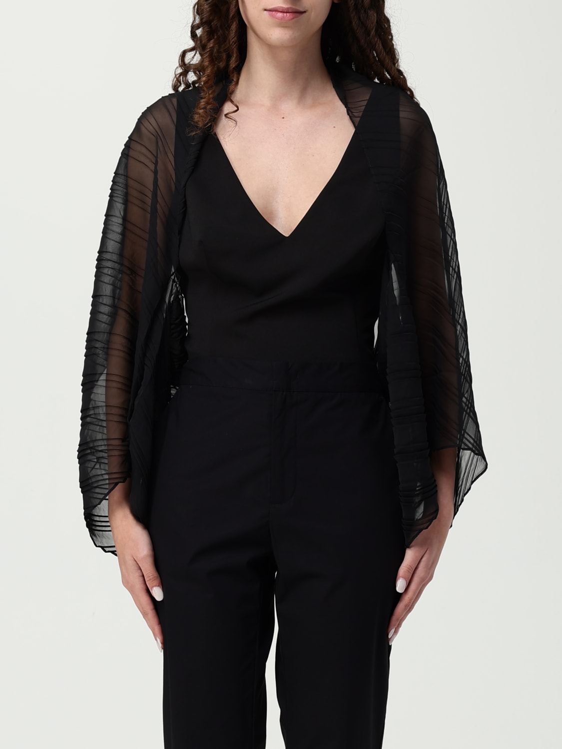 ジャケット LIU JO Woman Jacket Black 2A5015T0300 22222 LIU JO: Waistcoat woman - Black | Liu Jo jacket 2A5015T0300