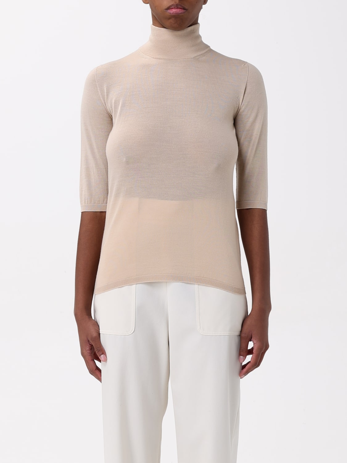MAX MARA JUMPER: Jumper woman Max Mara, Beige - Img 1