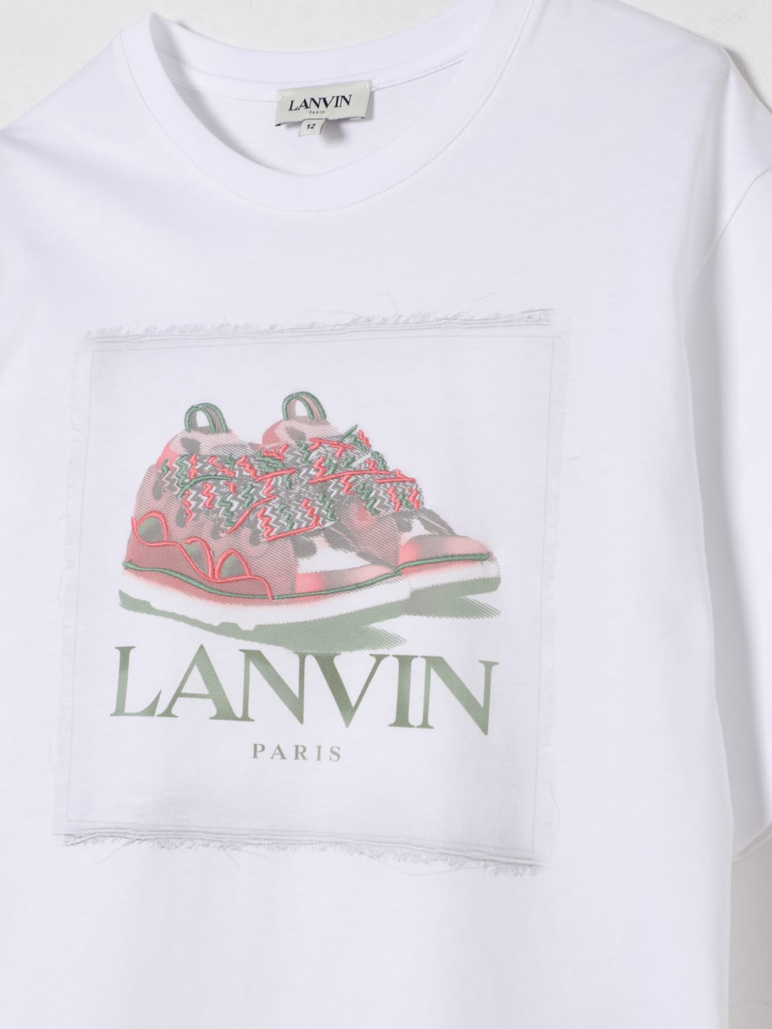 LANVIN CAMISETA: Camisetas niños Lanvin, Blanco - Img 3