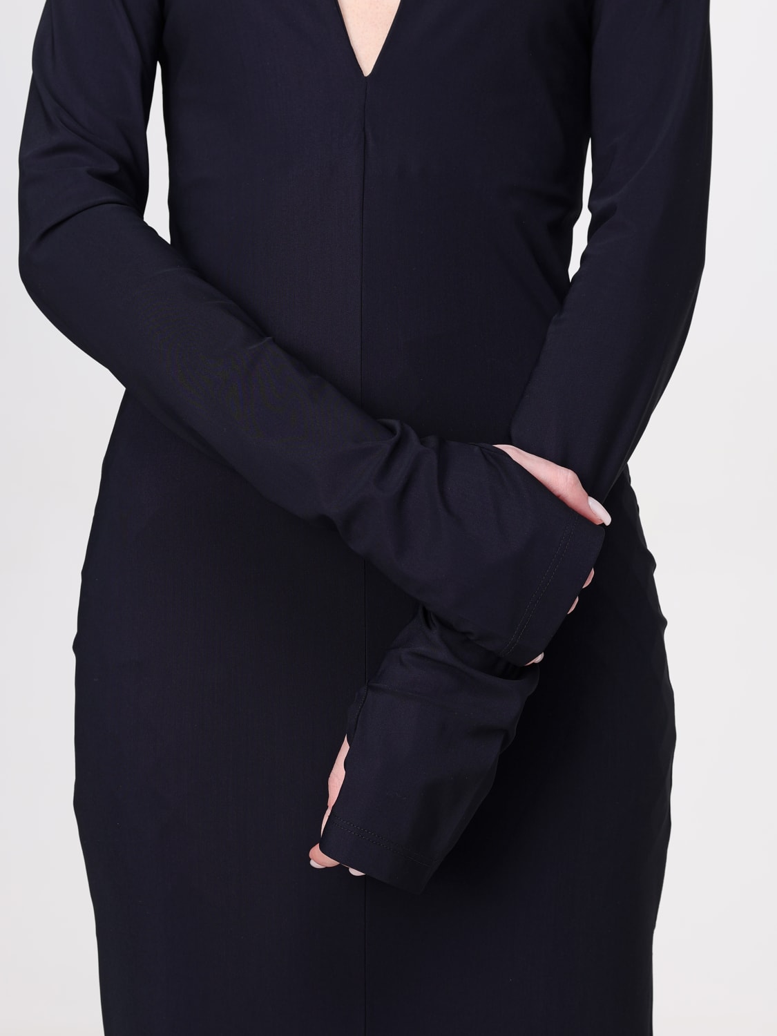 ワンピース MM6 MAISON MARGIELA Woman Dress Black S52DG0026S20518 900 MM6 MAISON MARGIELA: Dress woman - Black | Mm6 Maison