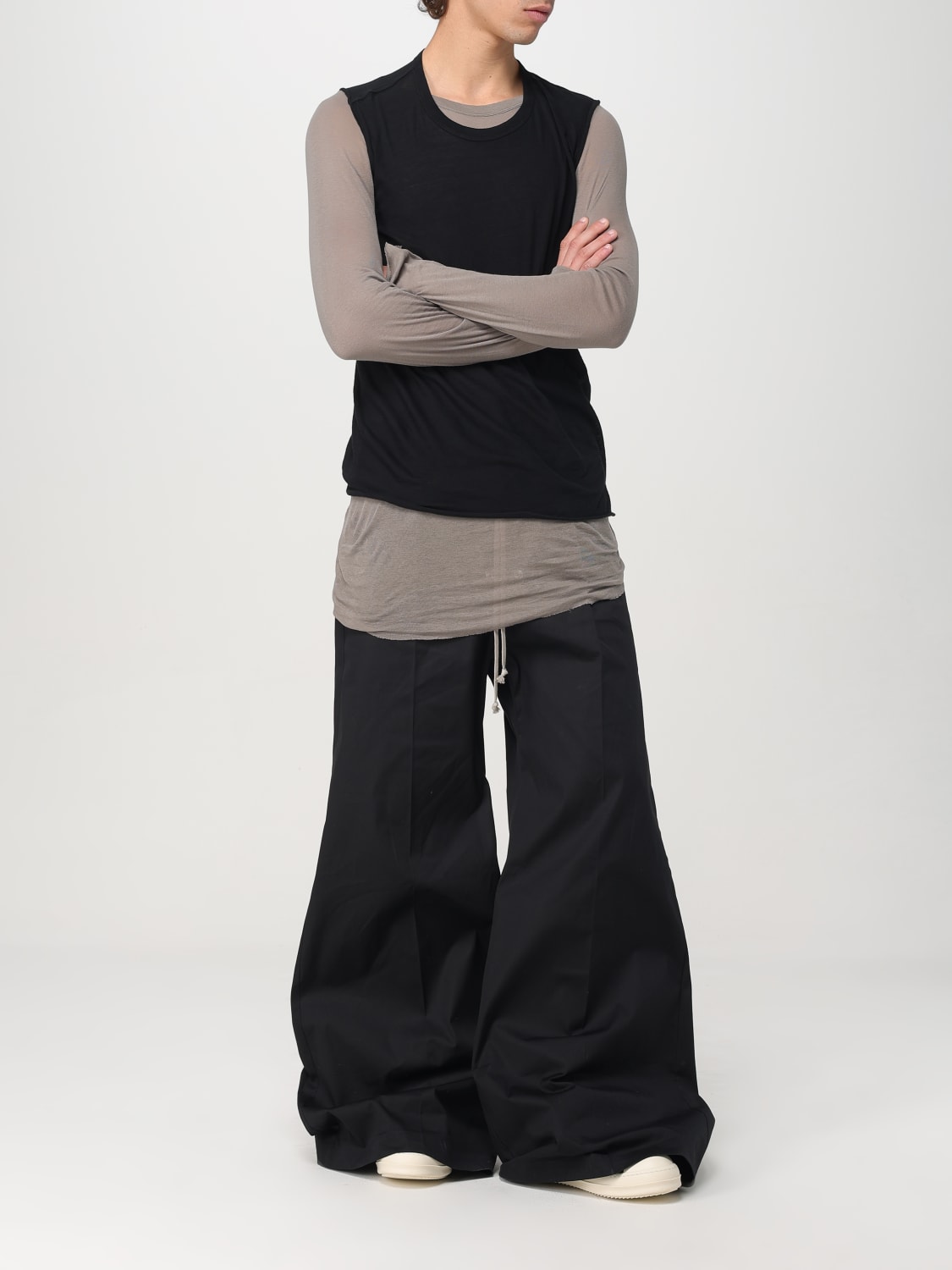 Tシャツ・カットソー RICK OWENS Men T-shirt Rust RU01E5250MR 34 RICK OWENS: T-shirt men - Rust | Rick Owens t-shirt