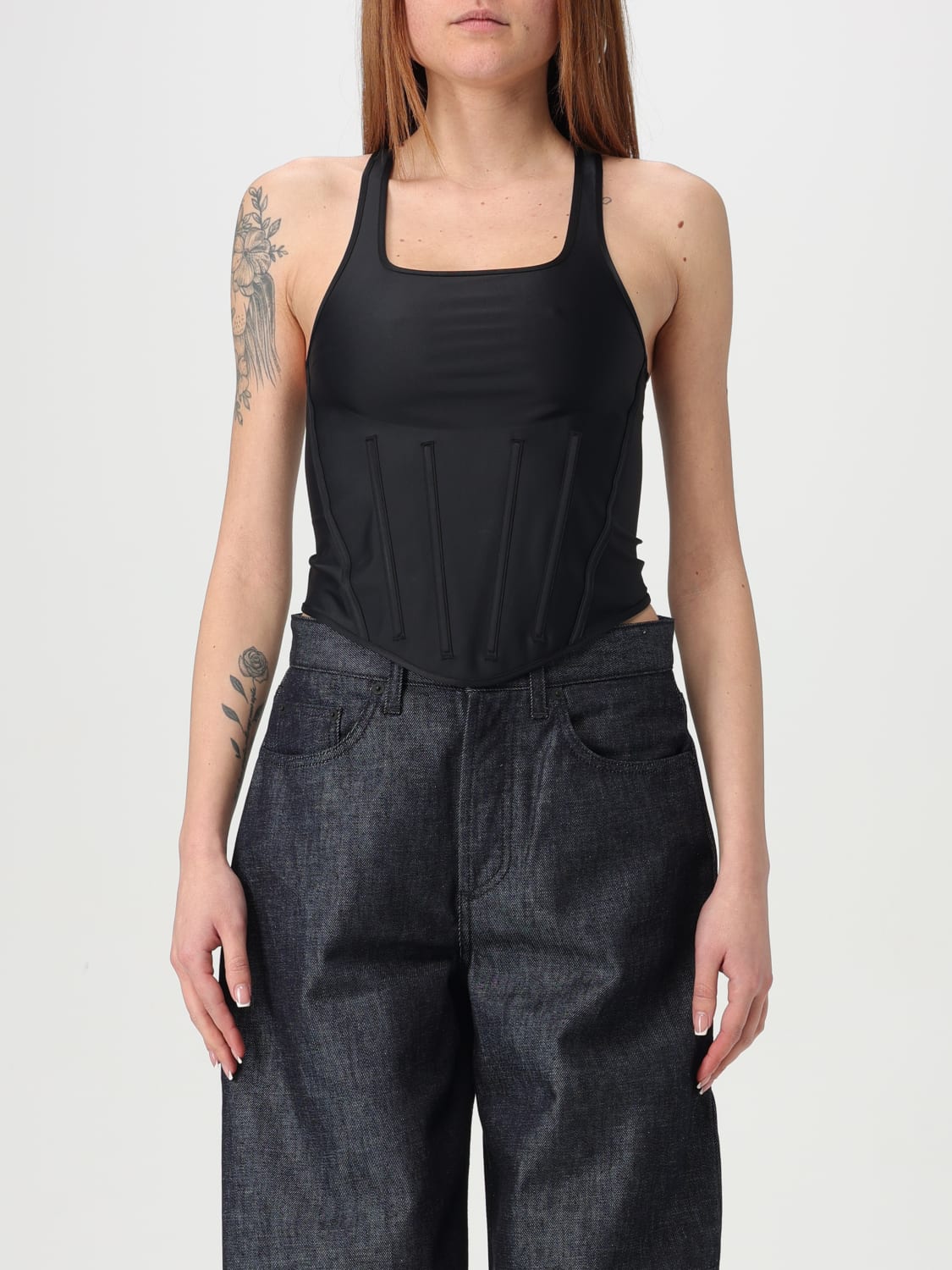 Tシャツ・カットソー MUGLER TOP (TO0771842) MUGLER: Top woman - Black | Mugler top 25P3TO0771842 online