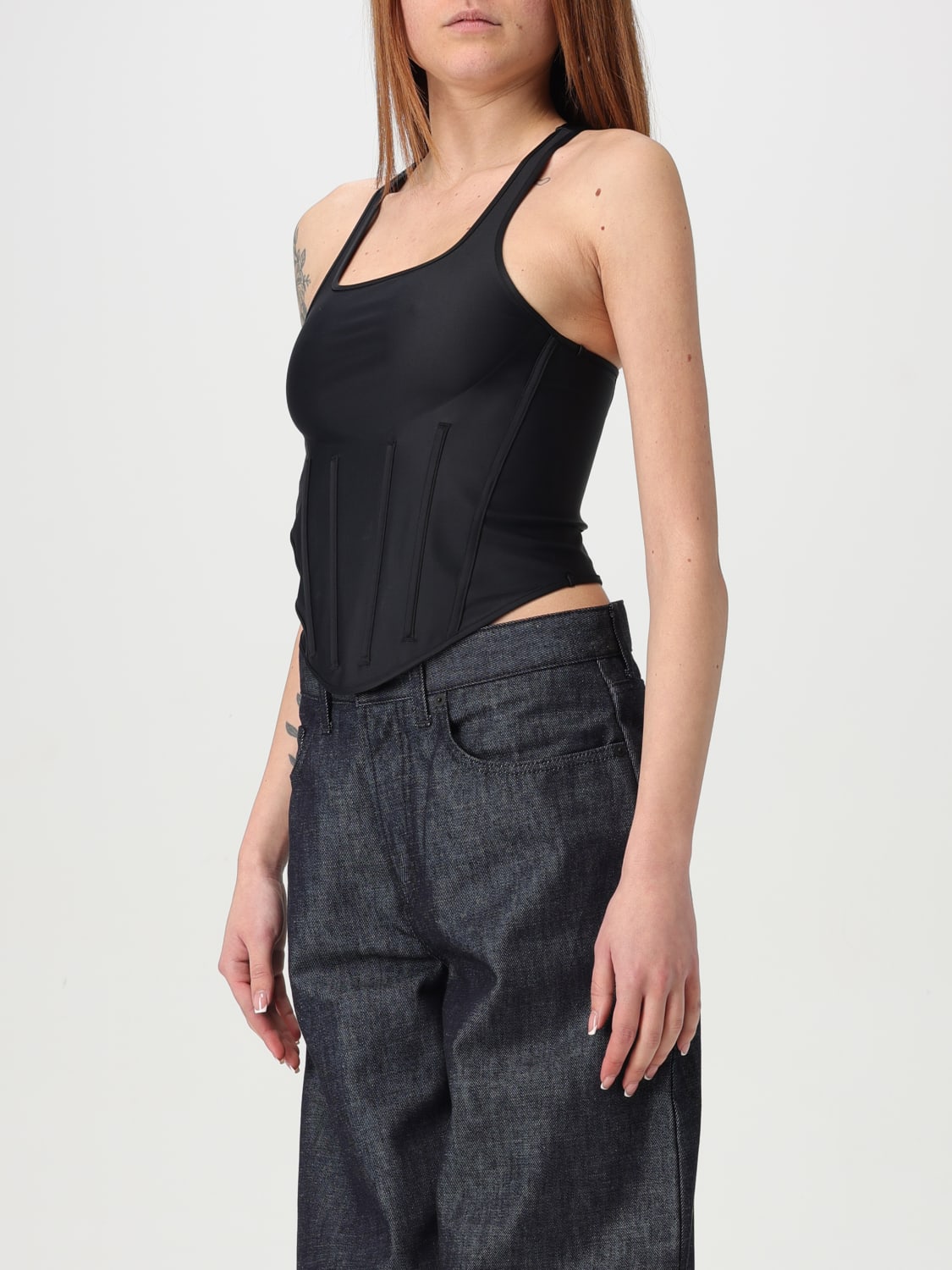 Tシャツ・カットソー MUGLER TOP (TO0771842) MUGLER: Top woman - Black | Mugler top 25P3TO0771842 online