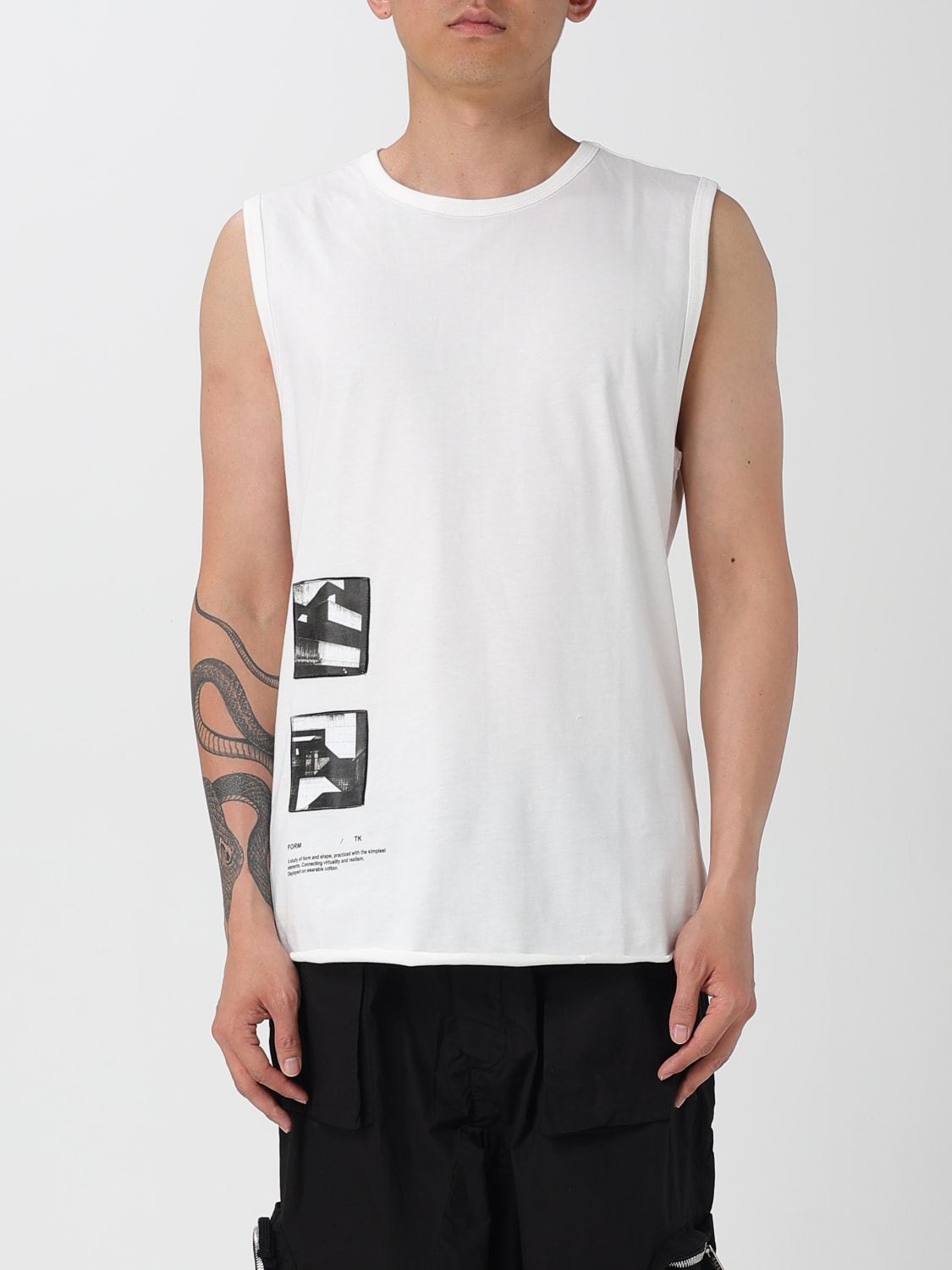 Tシャツ・カットソー THOM KROM Men T Shirts MTS842 WHITE THOM KROM: T-shirt men - White | Thom Krom t-shirt MTS842