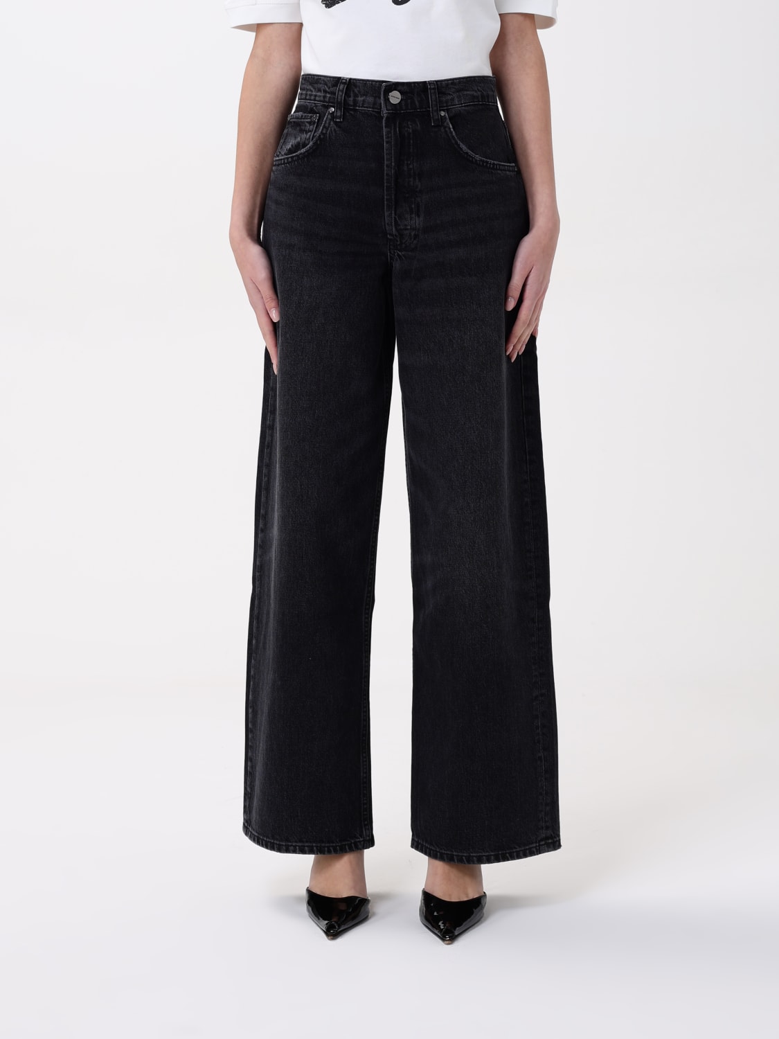 デニム・ジーパン ANINE BING Woman Jeans Grey A0610593 WHG21 ANINE BING: Jeans woman - Grey | Anine Bing jeans A0610593