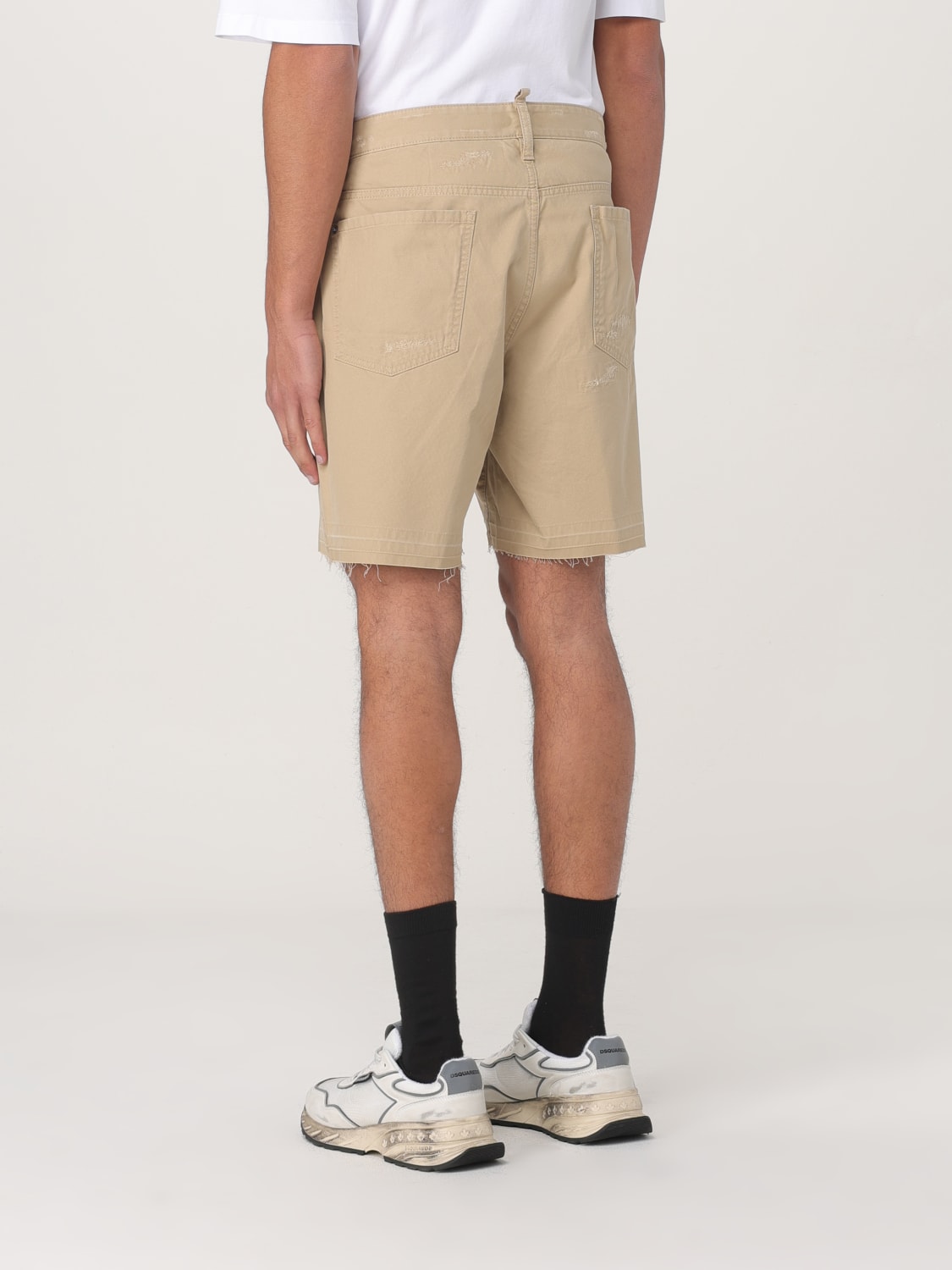 DSQUARED2 SHORTS: Short men Dsquared2, Beige - Img 3