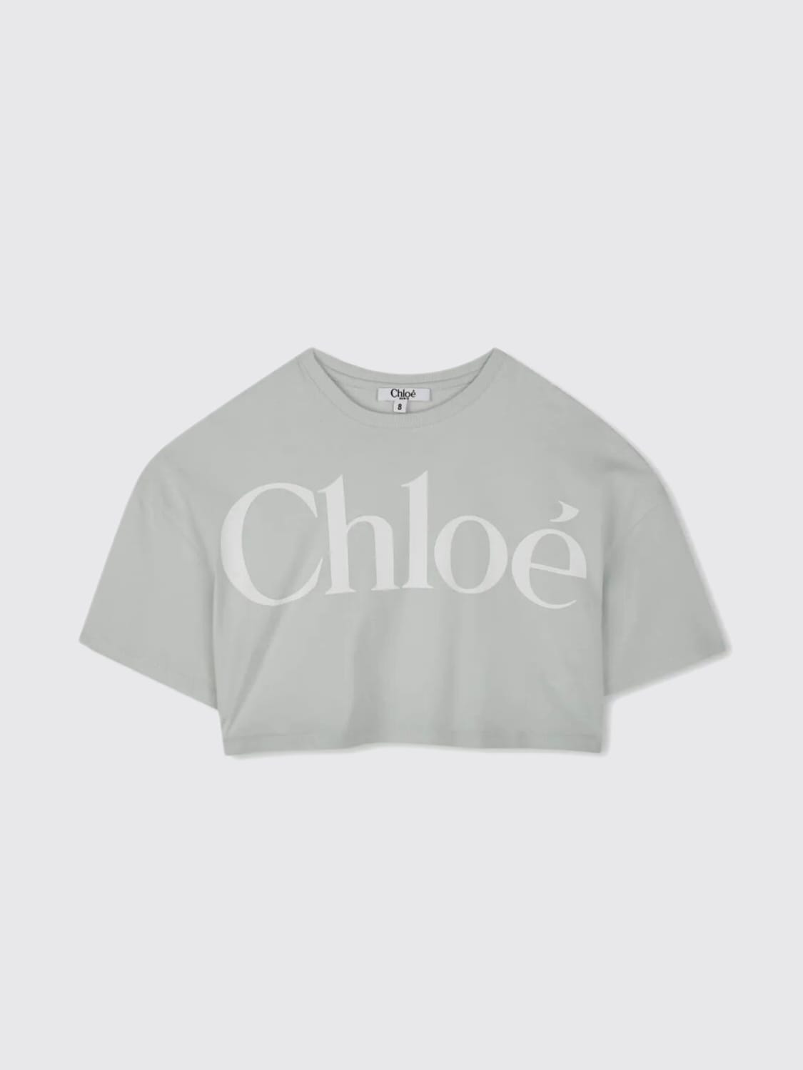 CHLOÉ T-SHIRT: T-shirt kids ChloÉ, Grey - Img 1