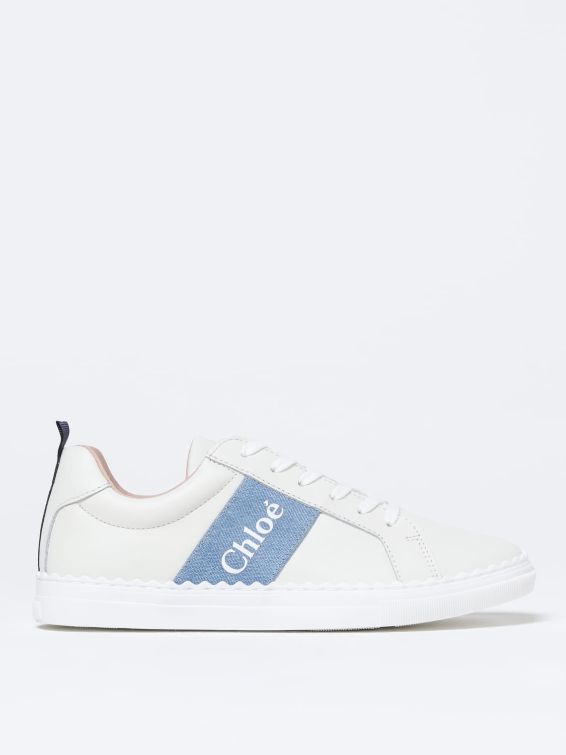 CHLOÉ SNEAKERS: Shoes kids ChloÉ, White - Img 1