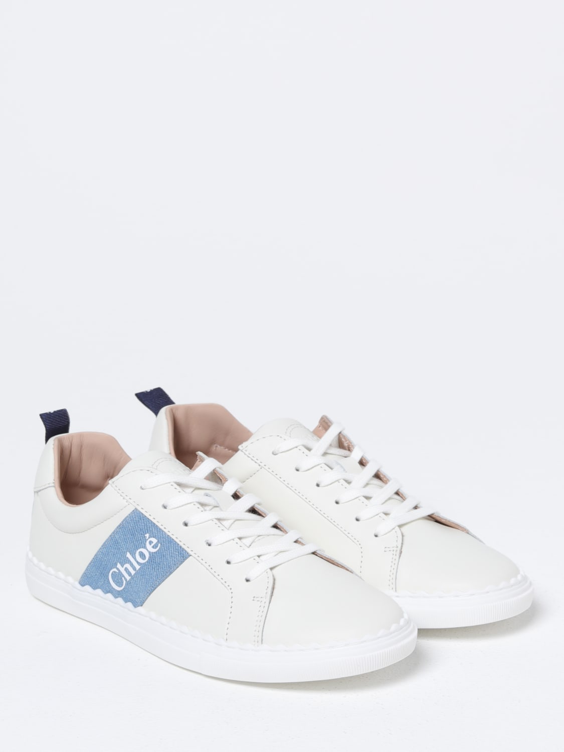 CHLOÉ SNEAKERS: Shoes kids ChloÉ, White - Img 2