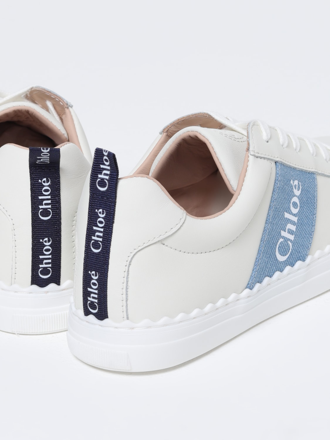 CHLOÉ SNEAKERS: Shoes kids ChloÉ, White - Img 4