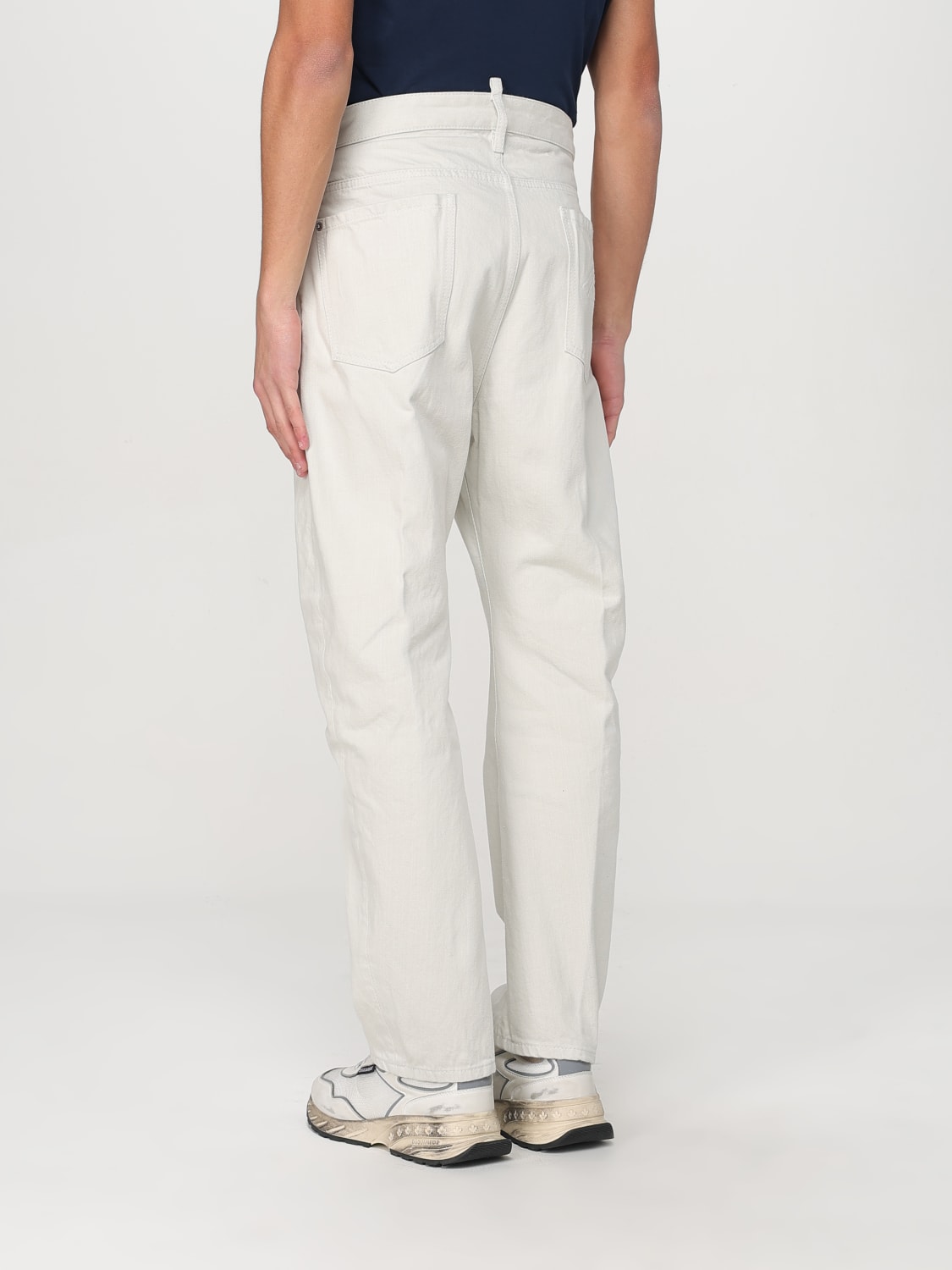 DSQUARED2 JEANS: Jeans Dsquared2 in denim , Bianco - Img 3