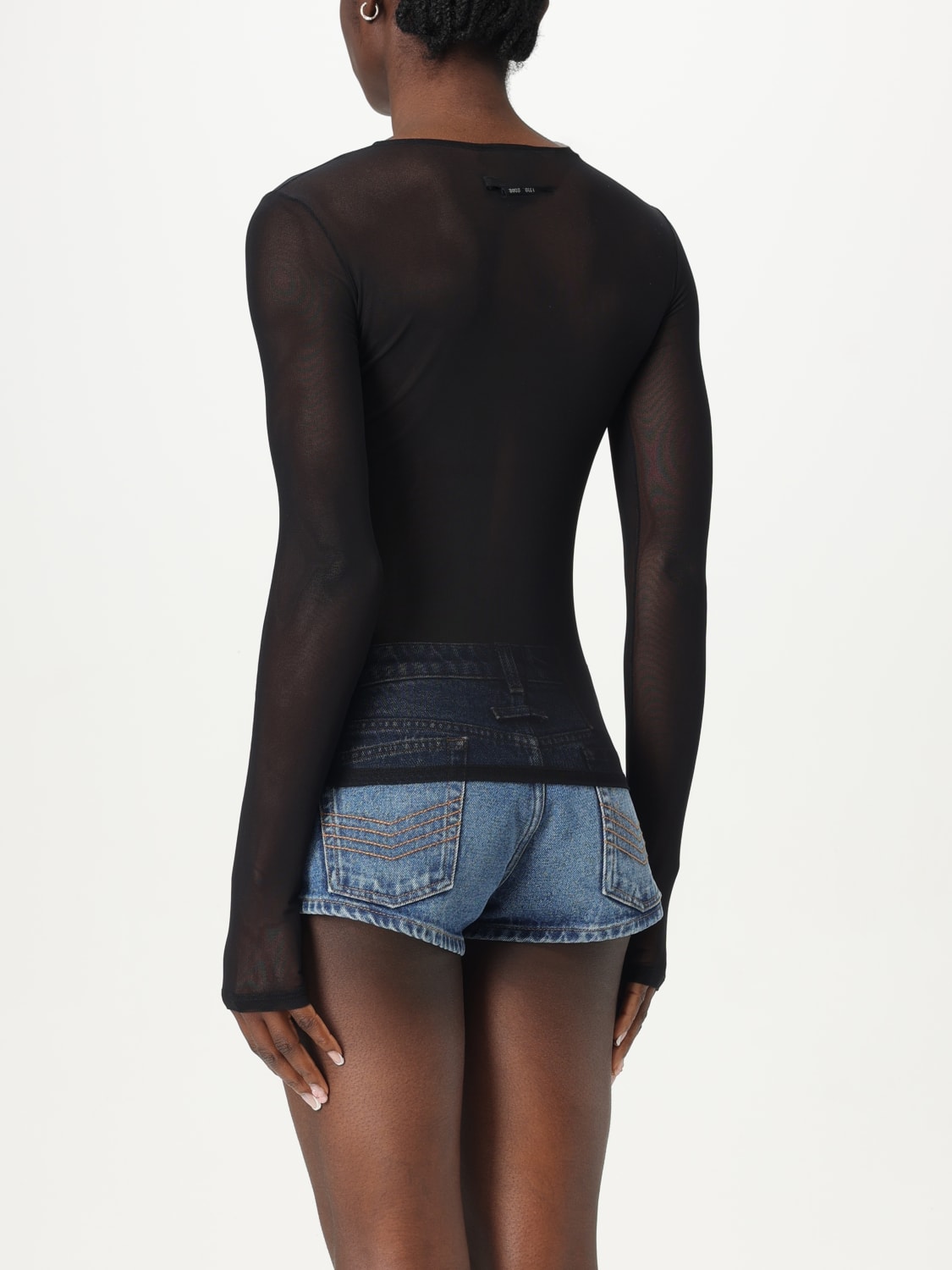 JEAN PAUL GAULTIER СВИТЕР: Свитер Женское Jean Paul Gaultier, Черный - Img 3