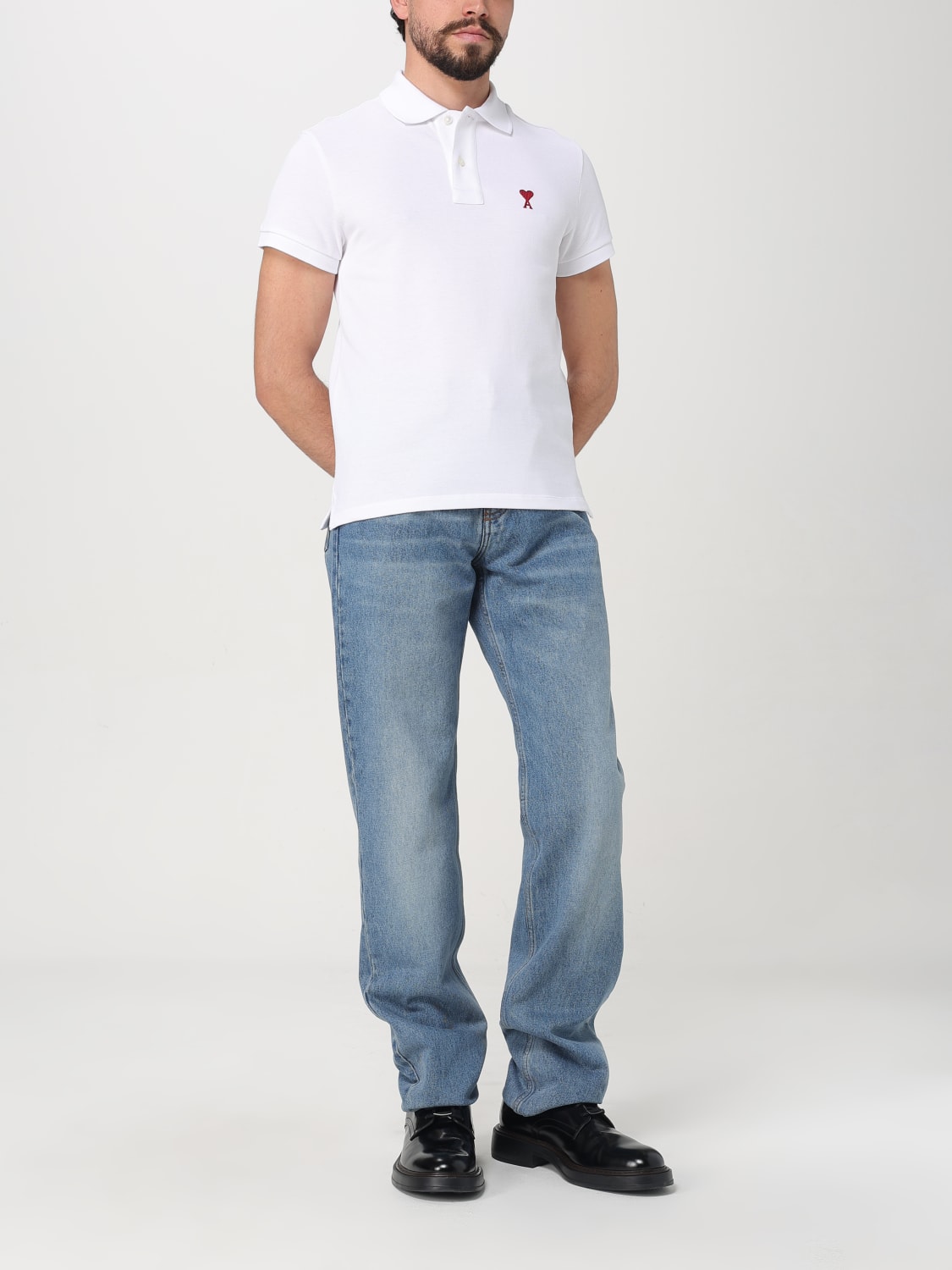 AMI PARIS JEANS: Pants men Ami Paris, Blue - Img 2