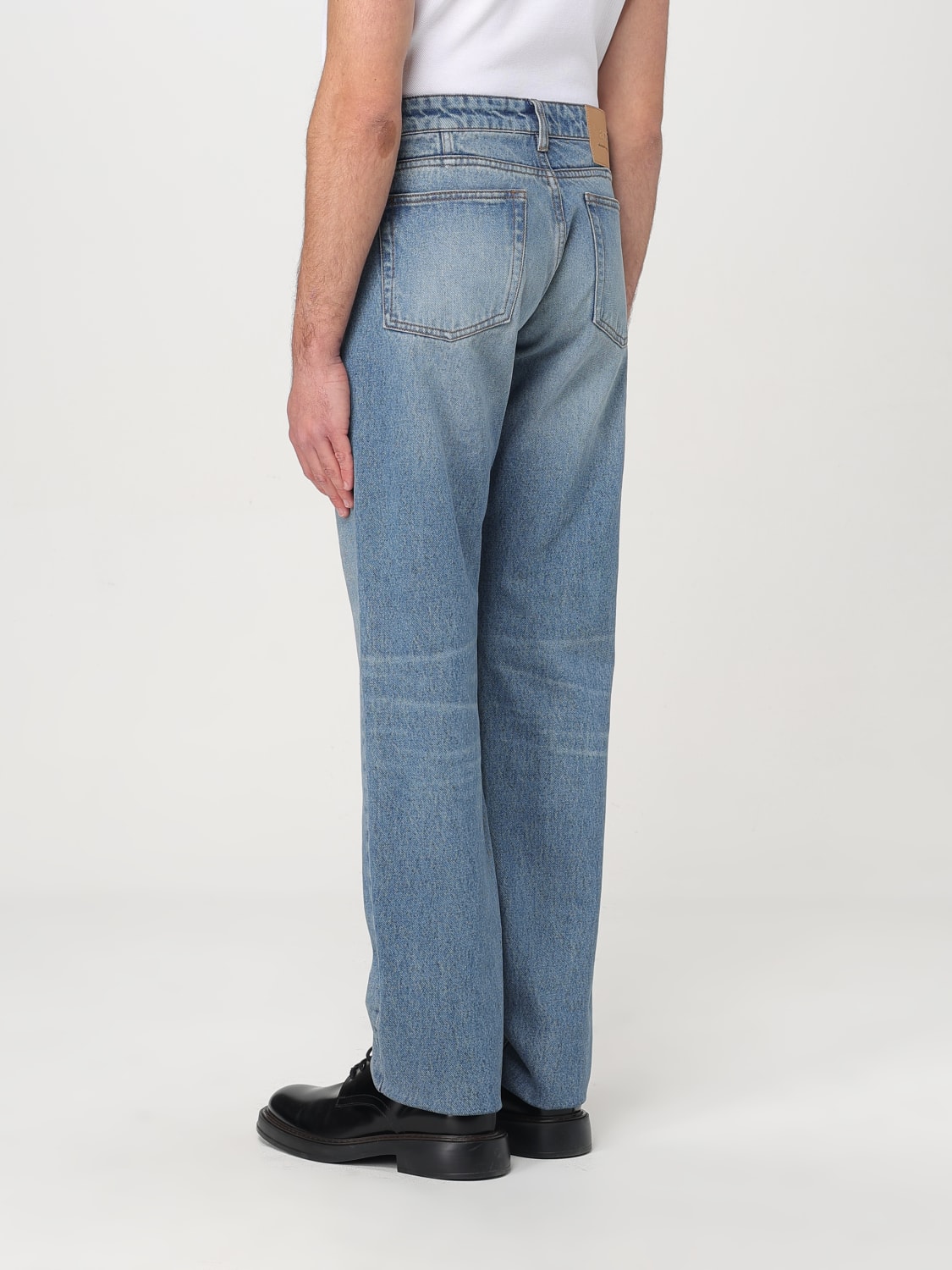 AMI PARIS: Pants men - Blue | Ami Paris jeans HTR001DE0046